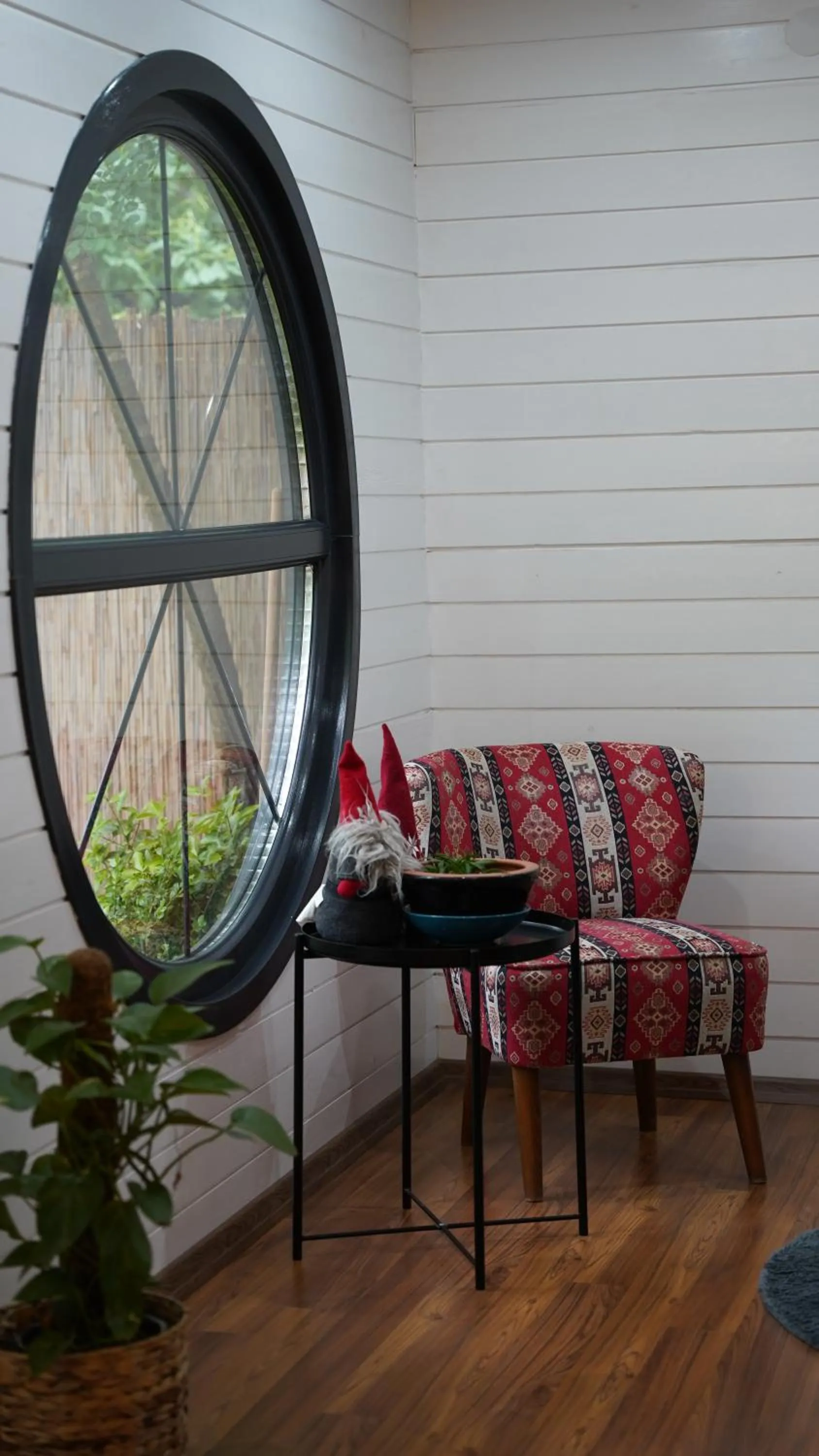Living room in Pentalow Cabin
