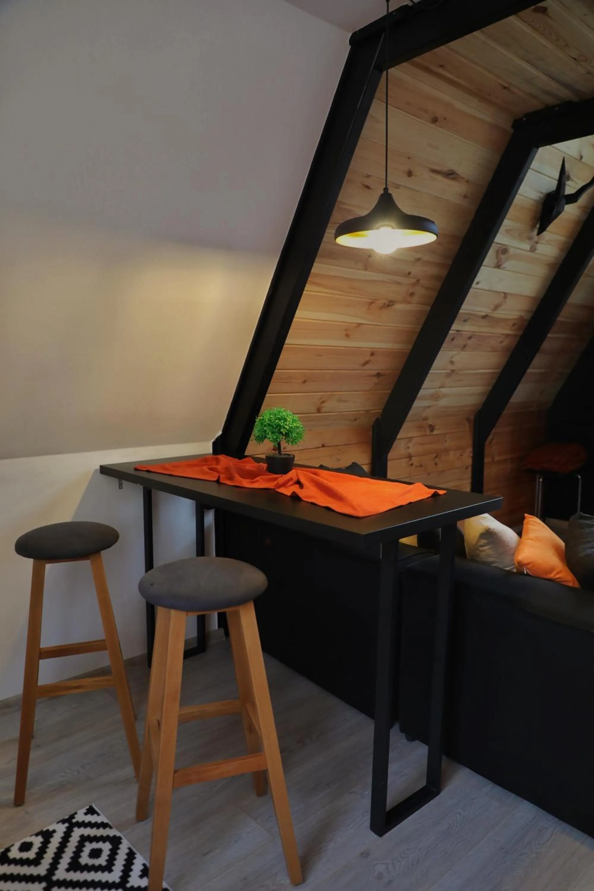 Living room in Pentalow Cabin