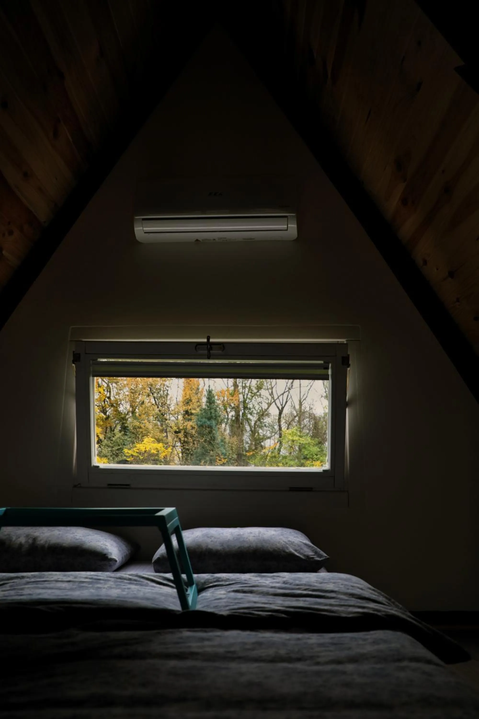 Bed in Pentalow Cabin
