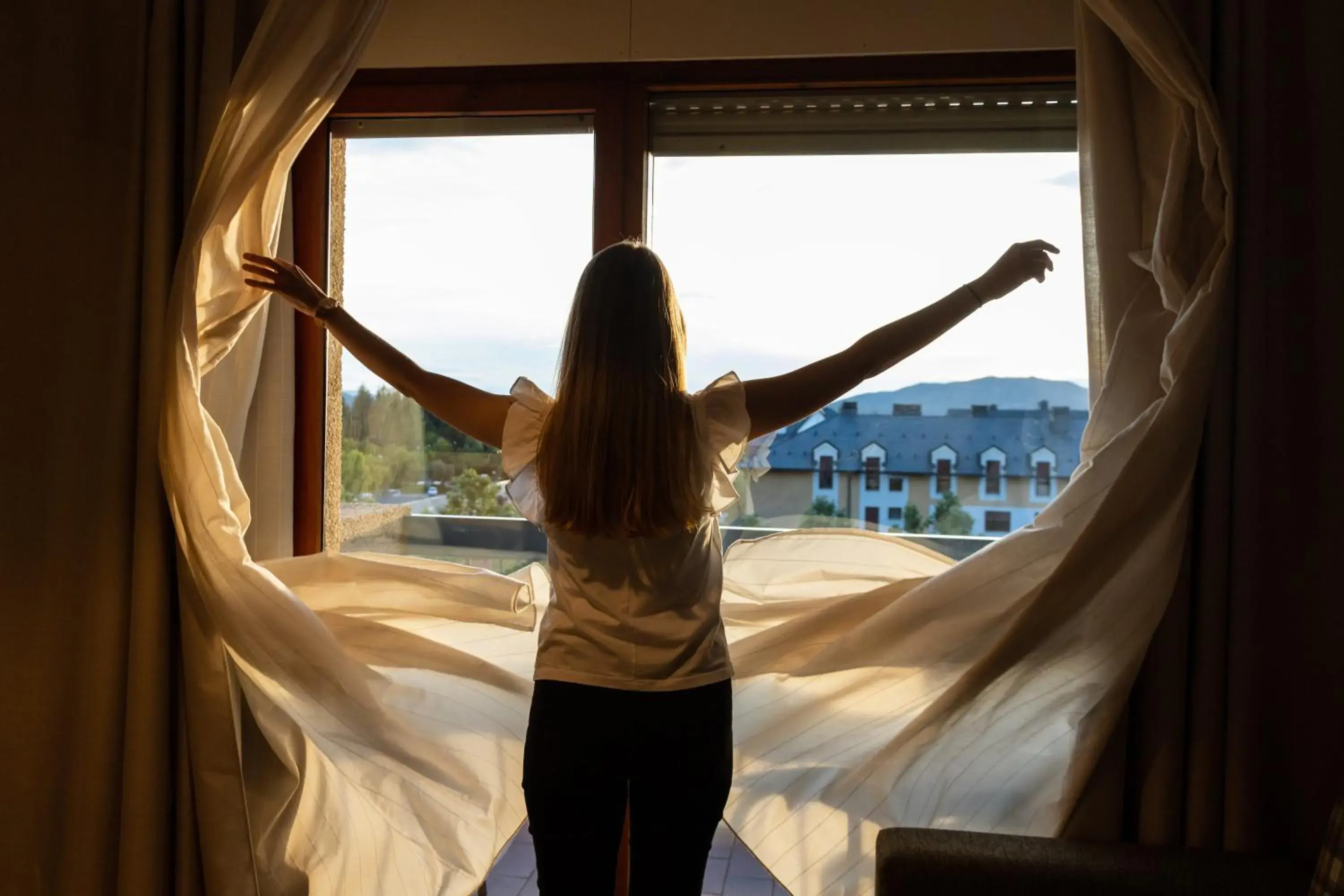 Bed in Oroel Hotel & SPA Bed in Oroel Hotel & SPA