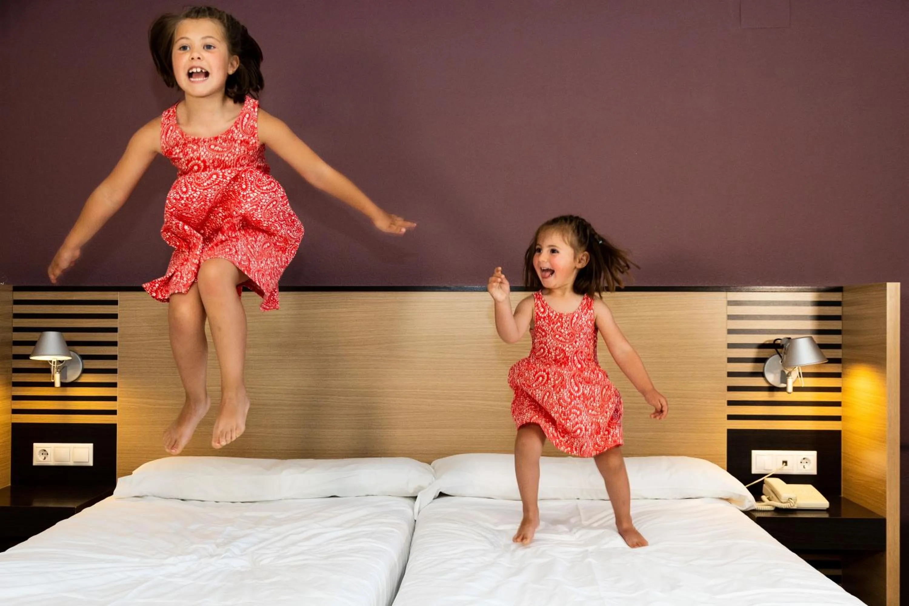 Photo of the whole room, Bed in Oroel Hotel & SPA