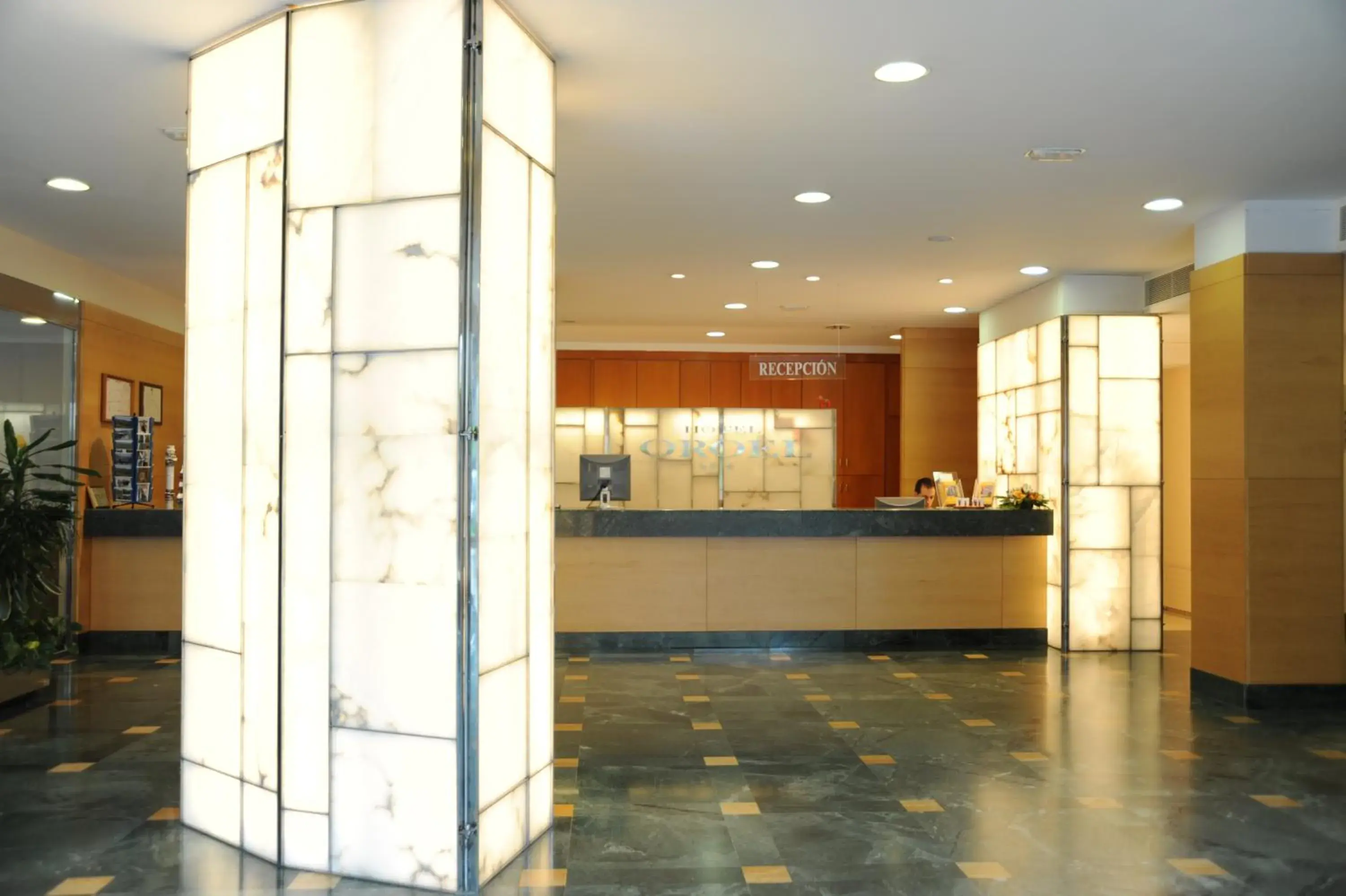 Lobby or reception in Oroel Hotel & SPA Lobby or reception in Oroel Hotel & SPA