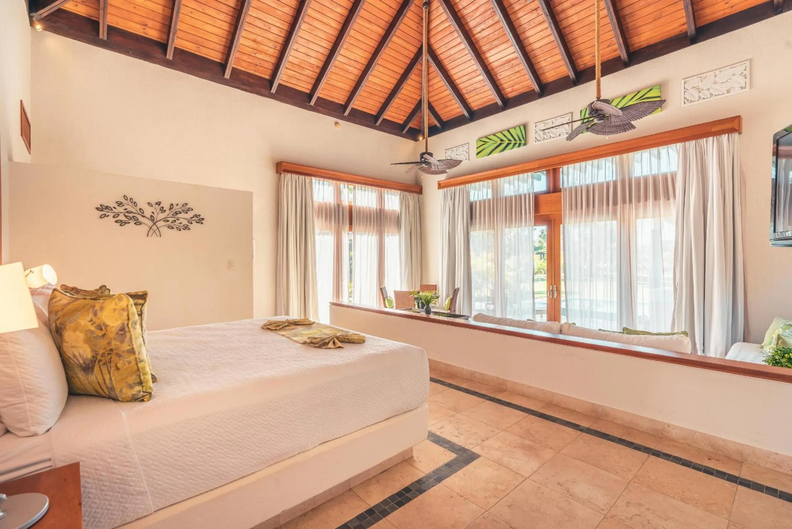 Bed in Charming villa At Cap Cana