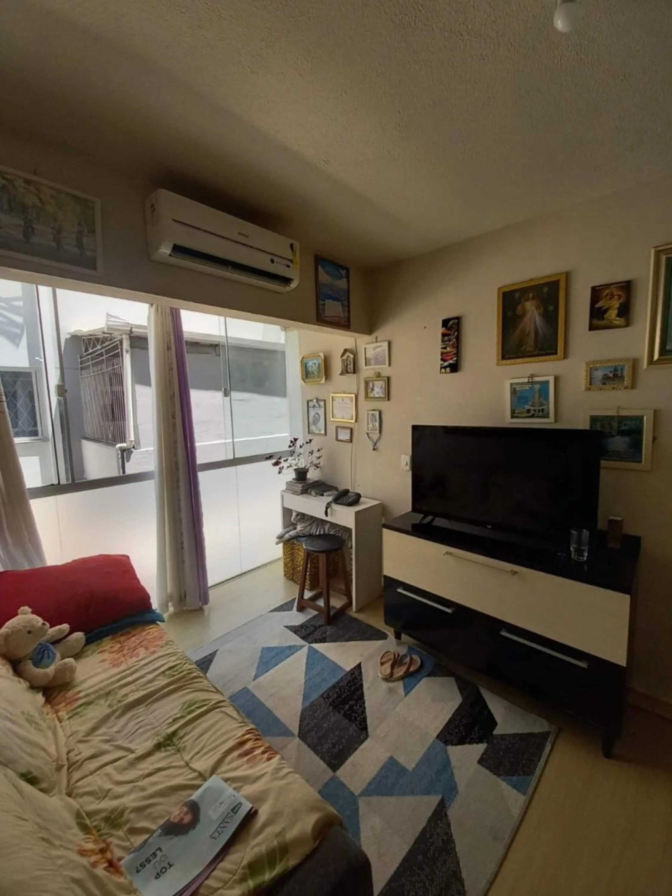 TV and multimedia, Bed in Apto Texas em Balneário Camboriú-SC