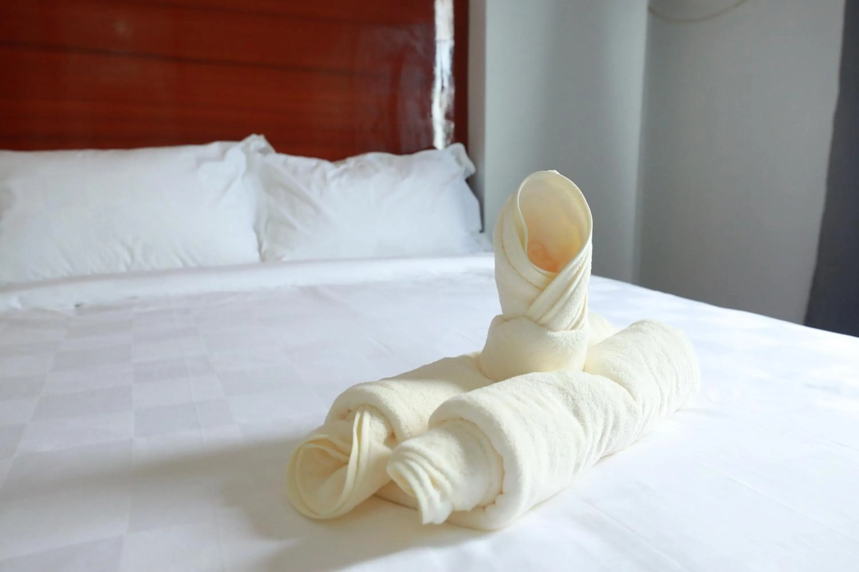 Bed in Bohol Plaza Mountain Resort and Restaurant