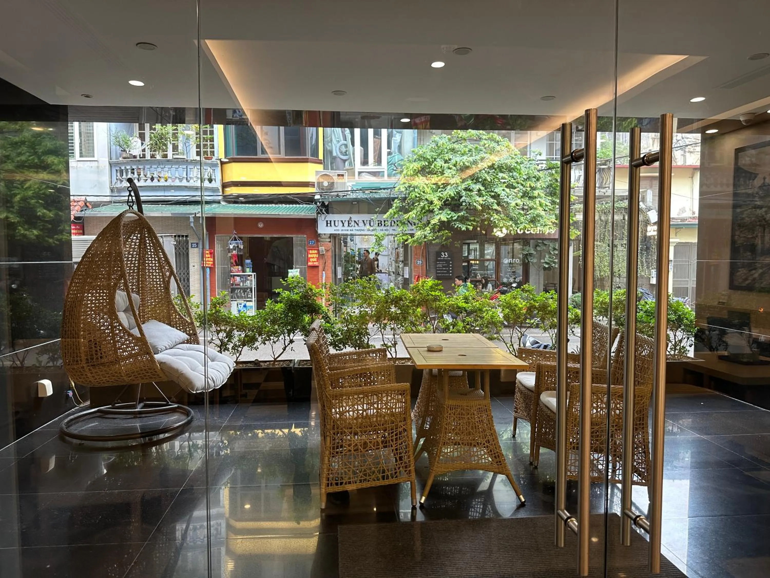Balcony/Terrace in Hotel Yah Hanoi & Spa