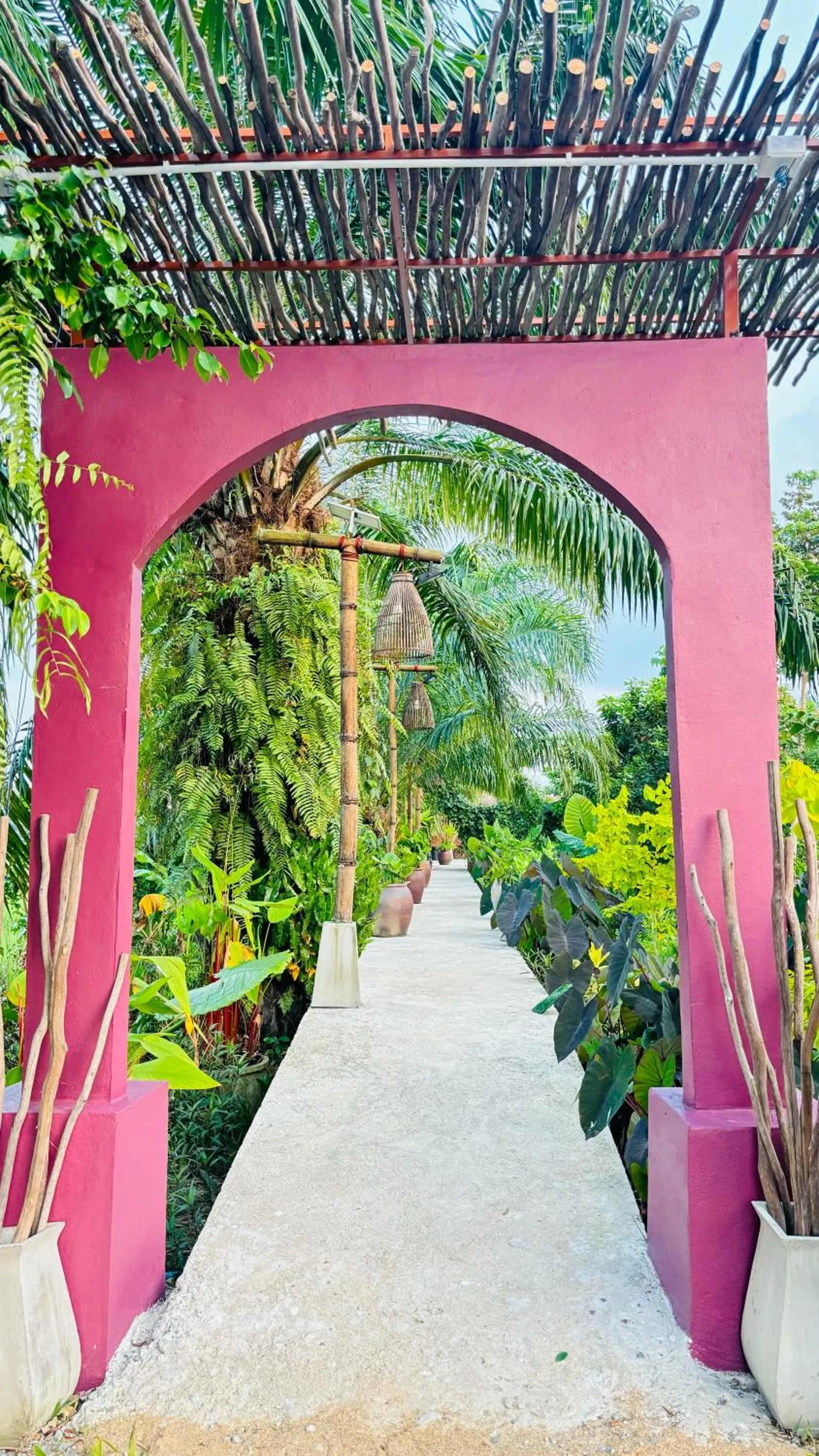 Facade/entrance in Canal Village Pakpra Phatthalung