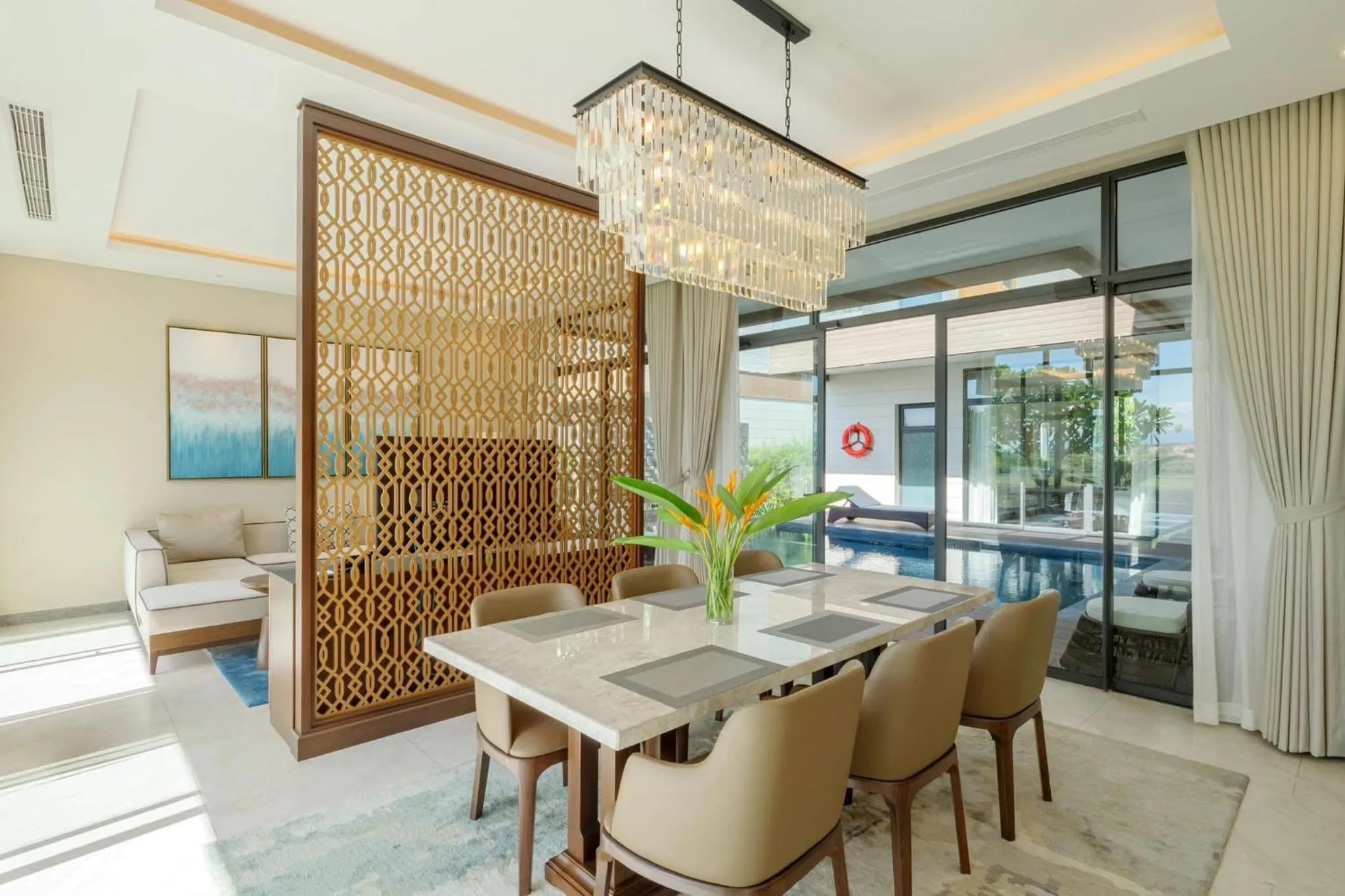 Dining area in Residence Inn Villa Cam Ranh