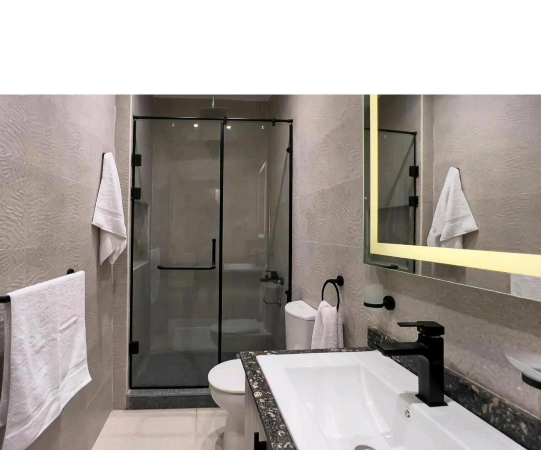 Shower in STEPS IN Pyramids View