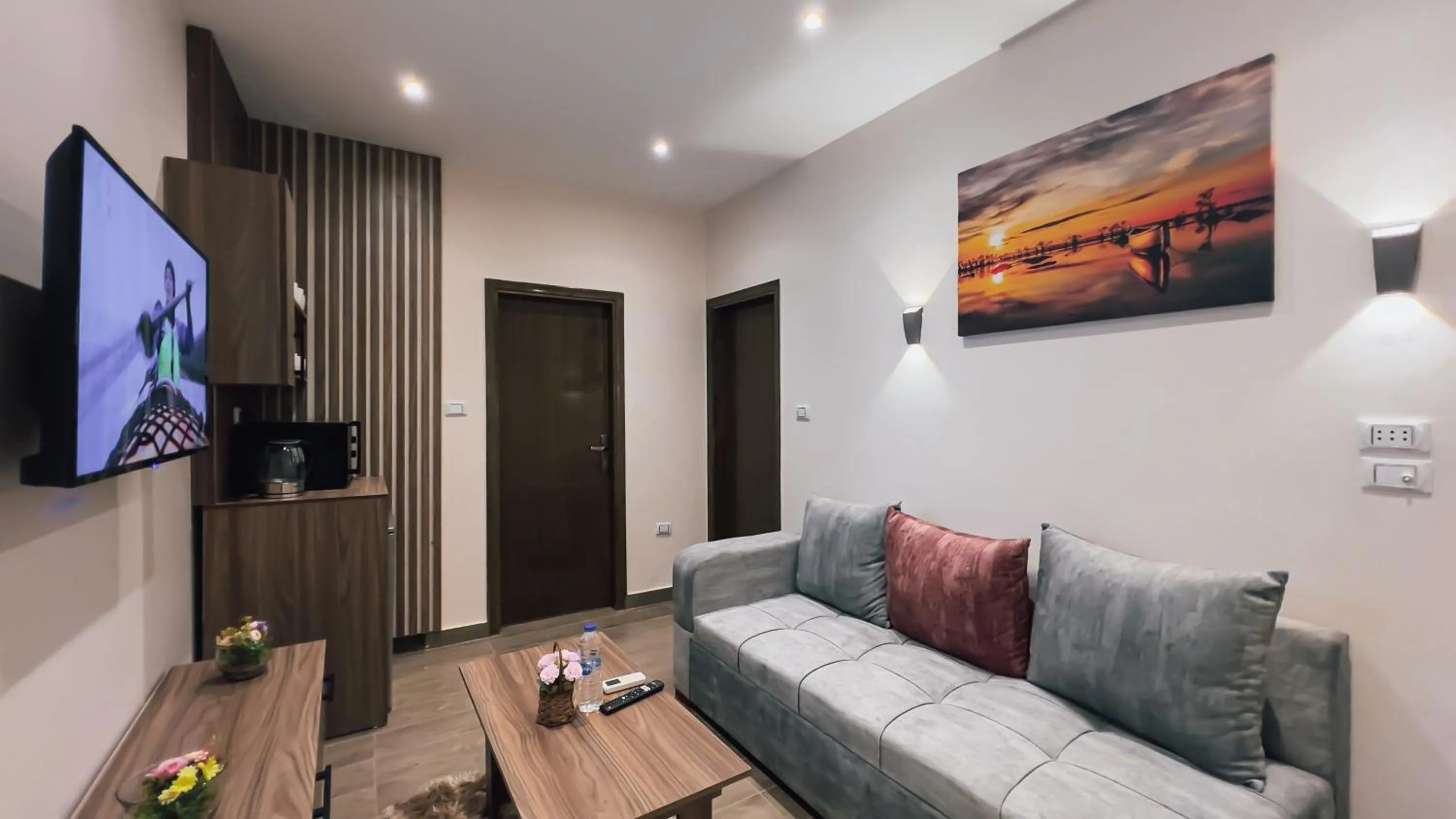 Living room in STEPS IN Pyramids View