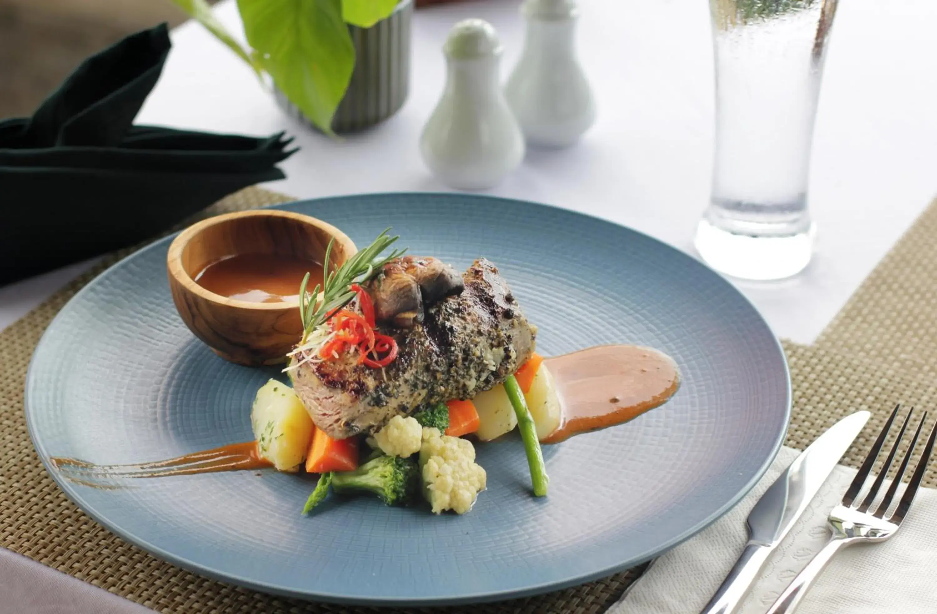 Food and drinks in The Tirta Sari Villas Food and drinks in The Tirta Sari Villas