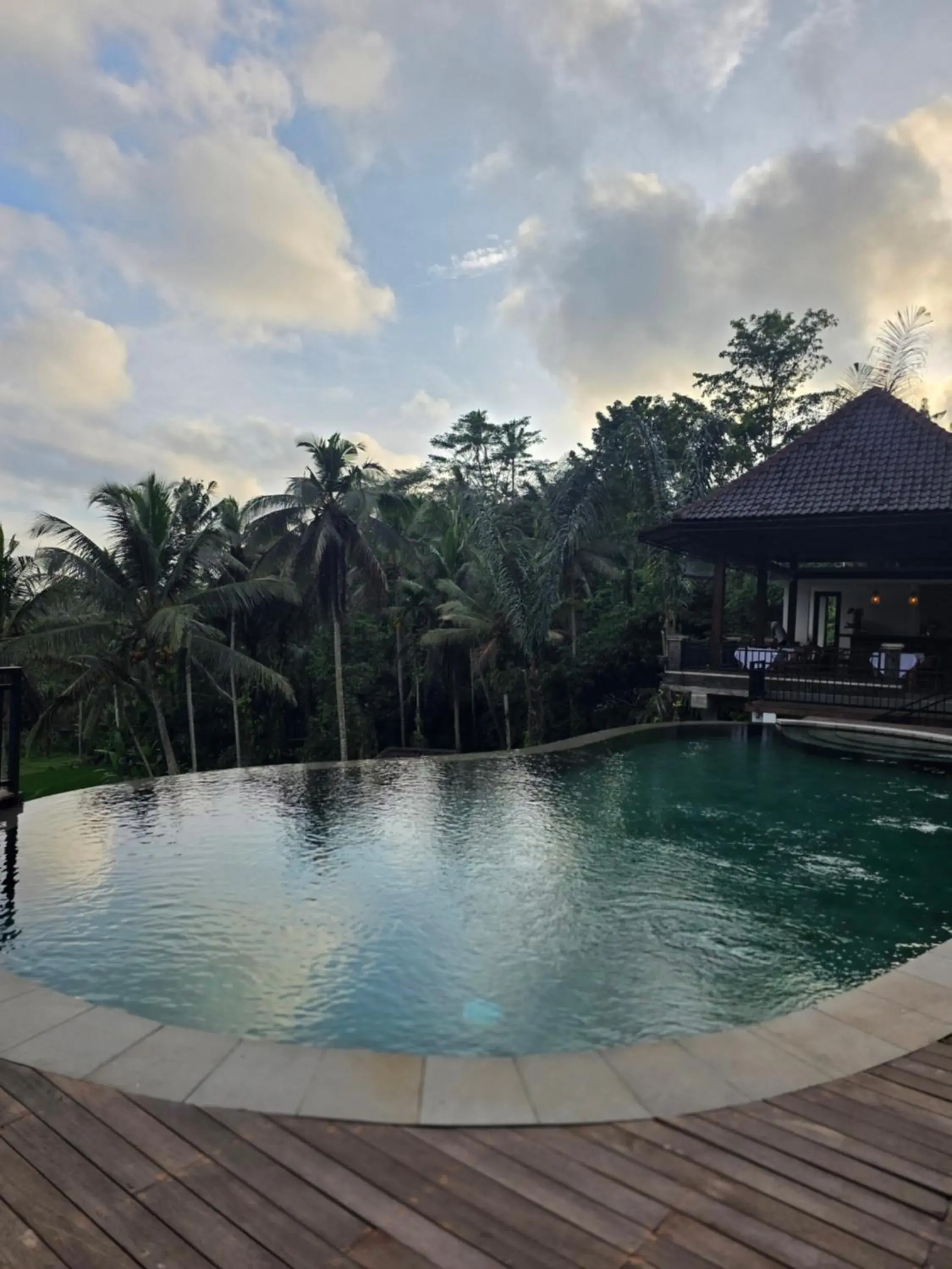 Swimming pool in The Tirta Sari Villas Swimming pool in The Tirta Sari Villas