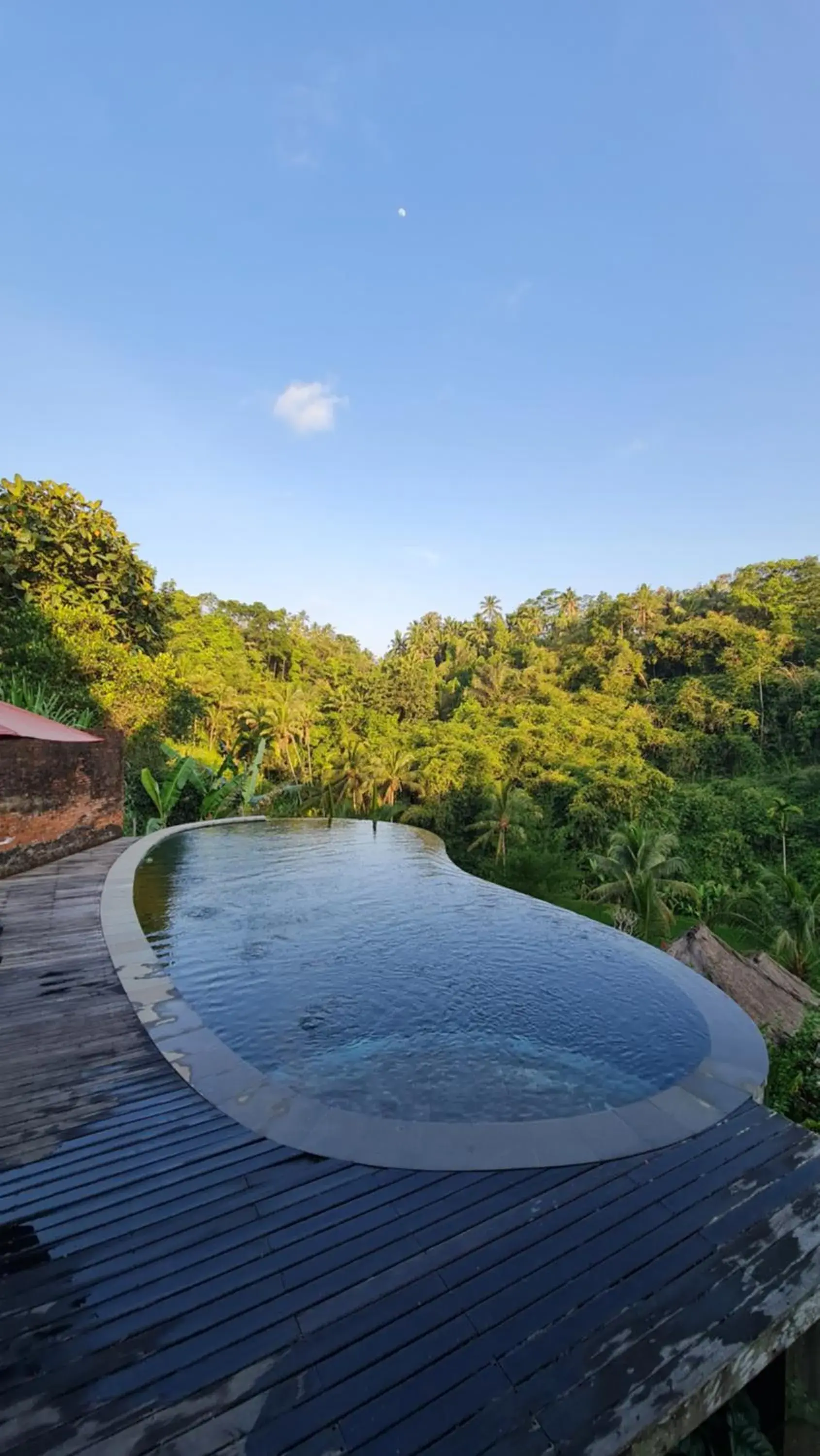 Swimming pool in Tirta Sari Swimming pool in Tirta Sari