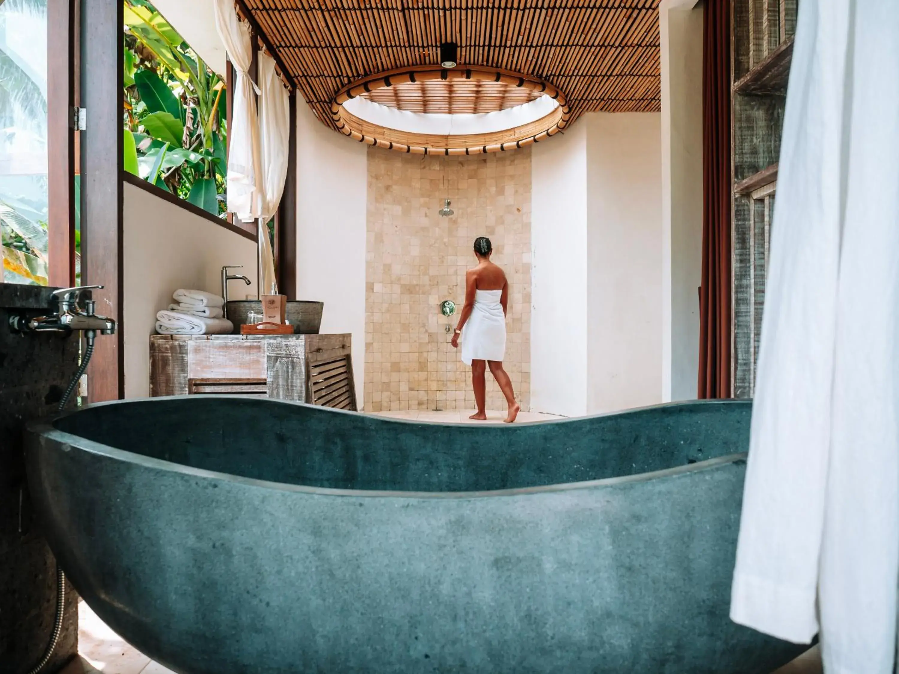 Bathroom in The Tirta Sari Villas Bathroom in The Tirta Sari Villas