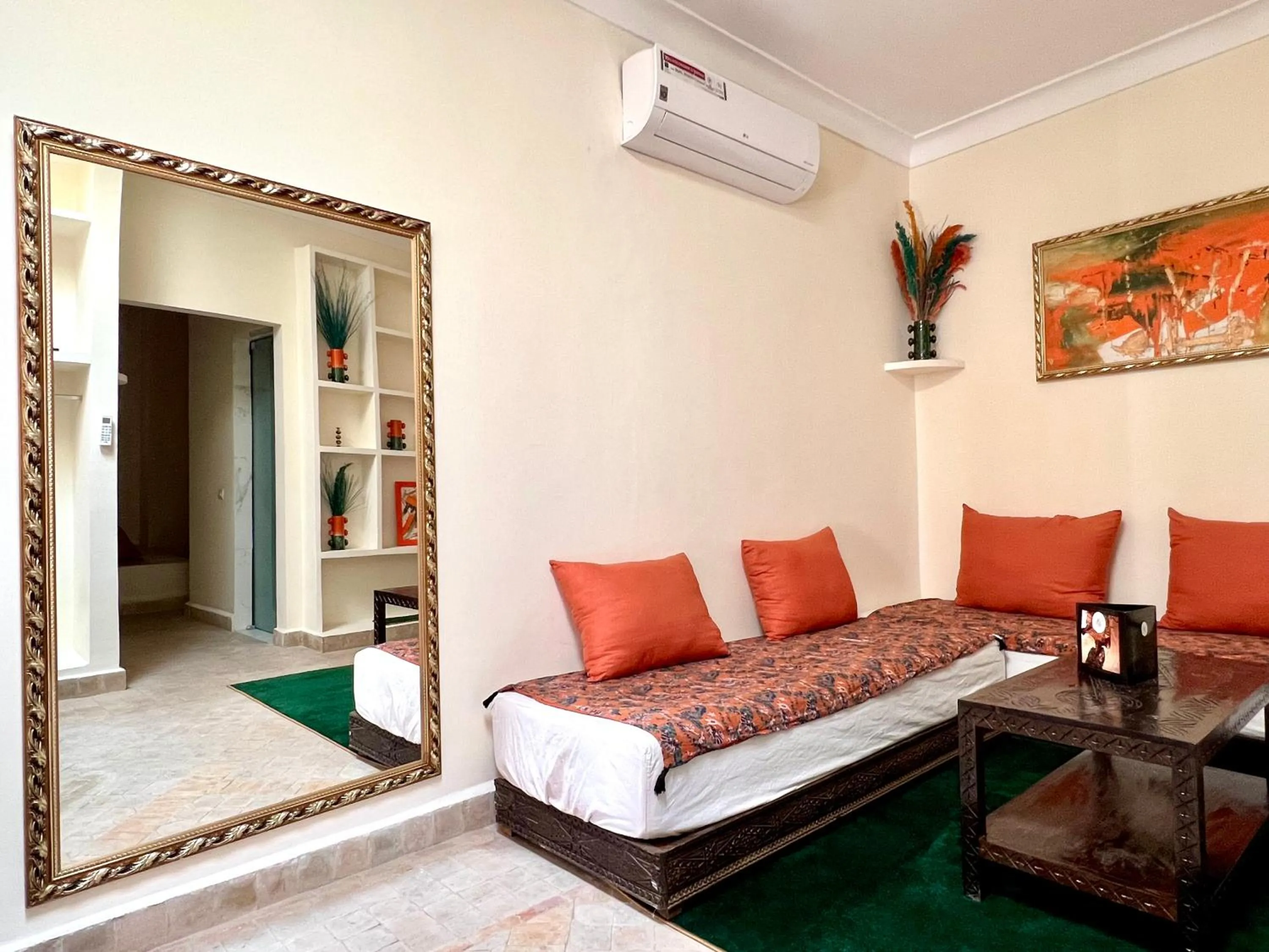 Seating area in Riad Sassa Finda