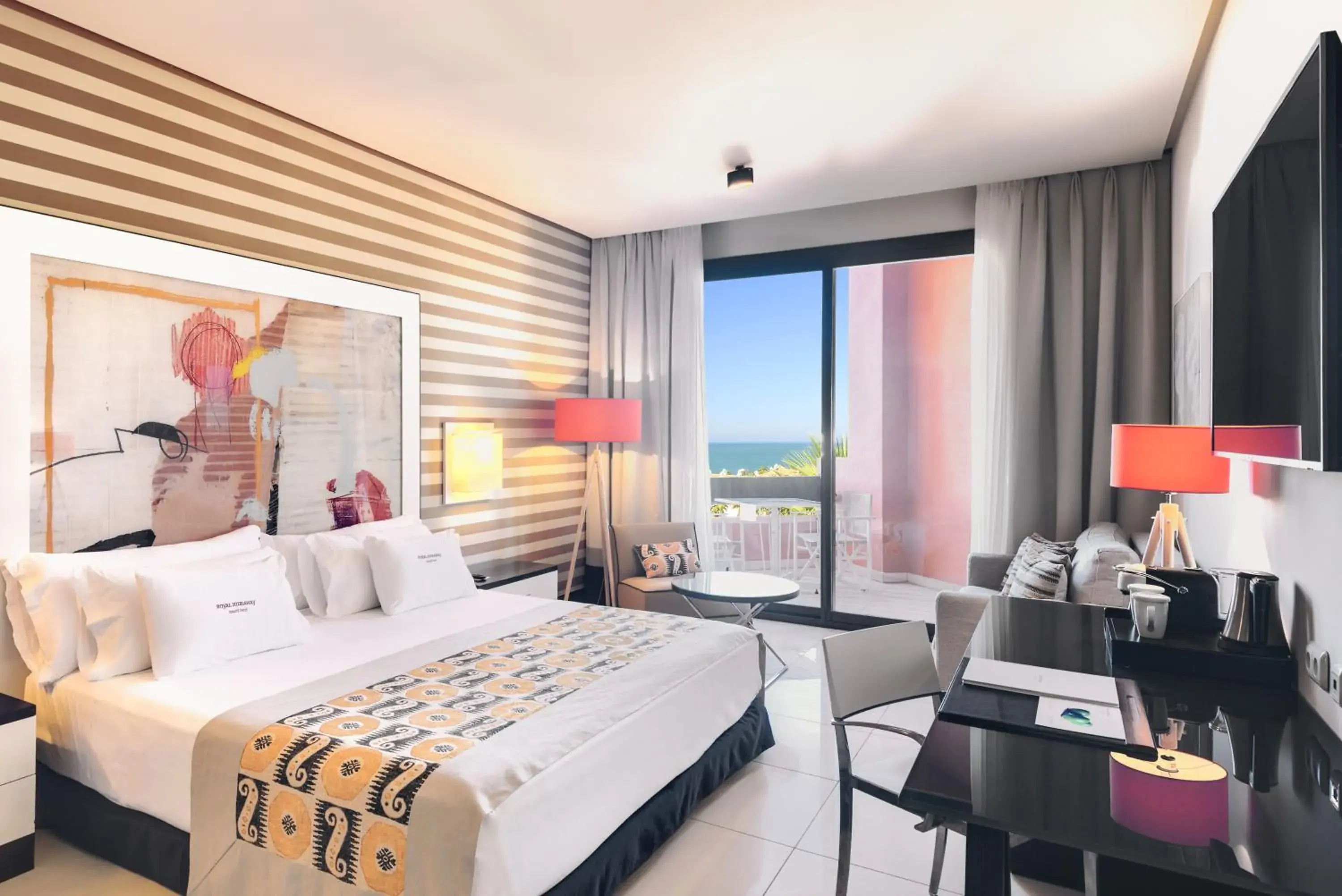 View (from property/room), Bed in Royal Hideaway Sancti Petri View (from property/room), Bed in Royal Hideaway Sancti Petri