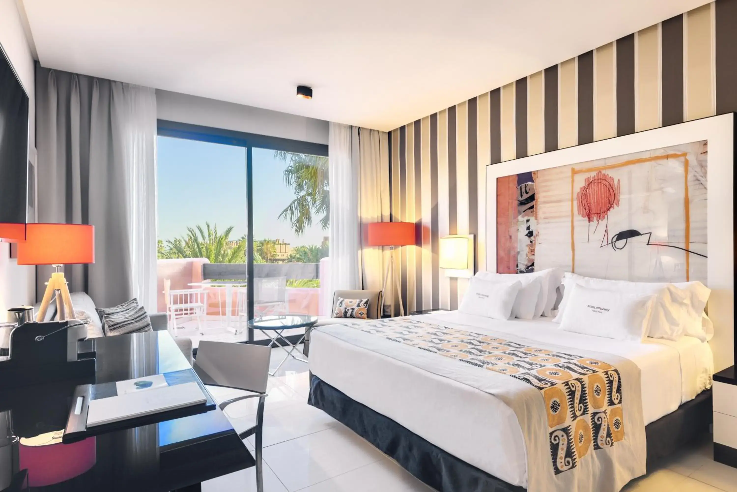 View (from property/room), Bed in Royal Hideaway Sancti Petri View (from property/room), Bed in Royal Hideaway Sancti Petri