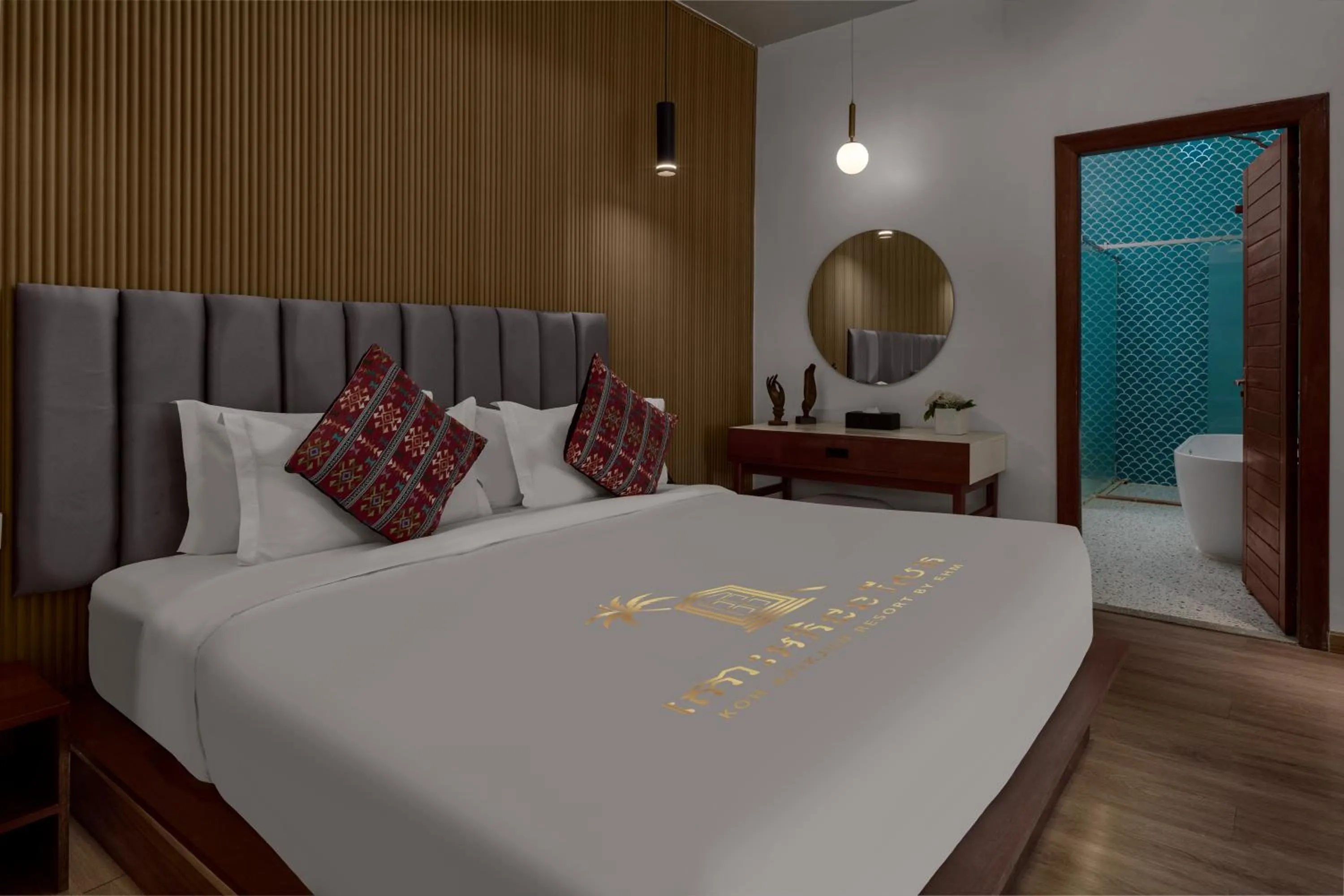 Bed in Koh Apikjun Resort by EHM