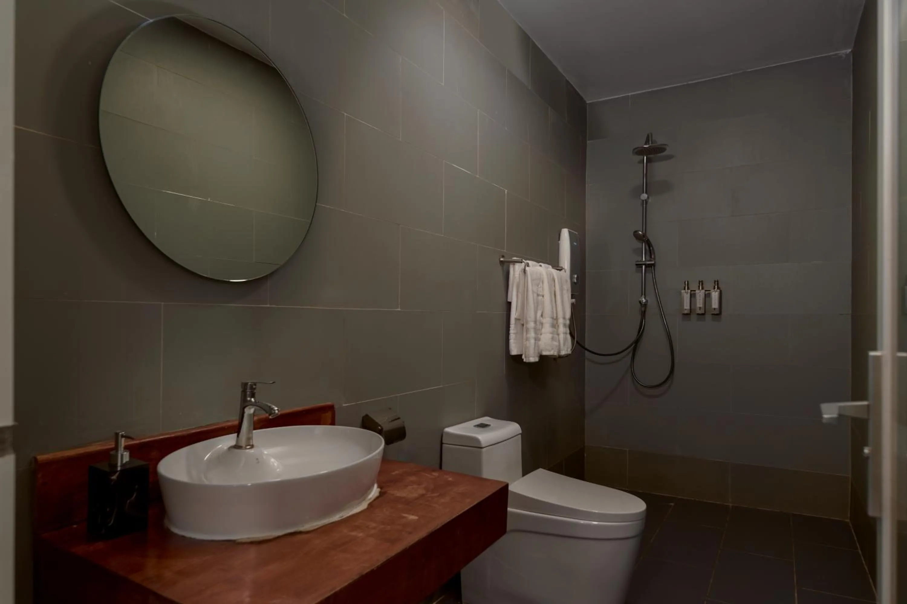 Bathroom in Koh Apikjun Resort by EHM