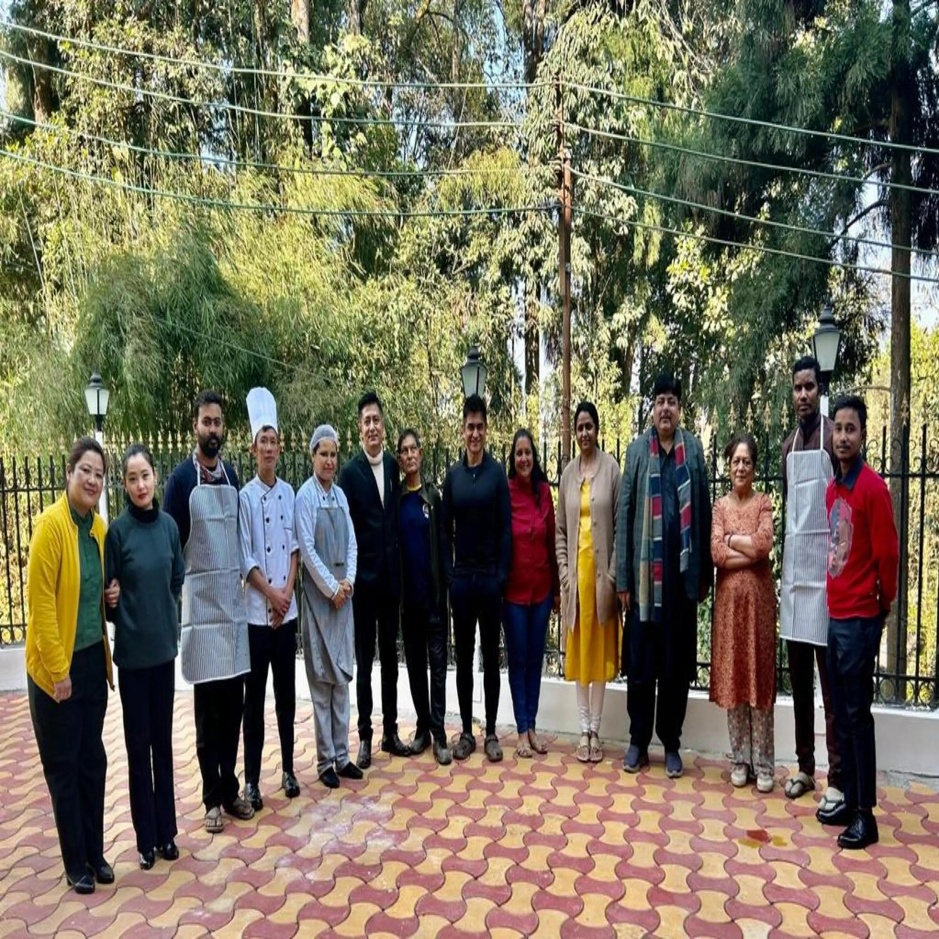 group of guests in Amaira Resort & Farms - Mirik, West Bengal