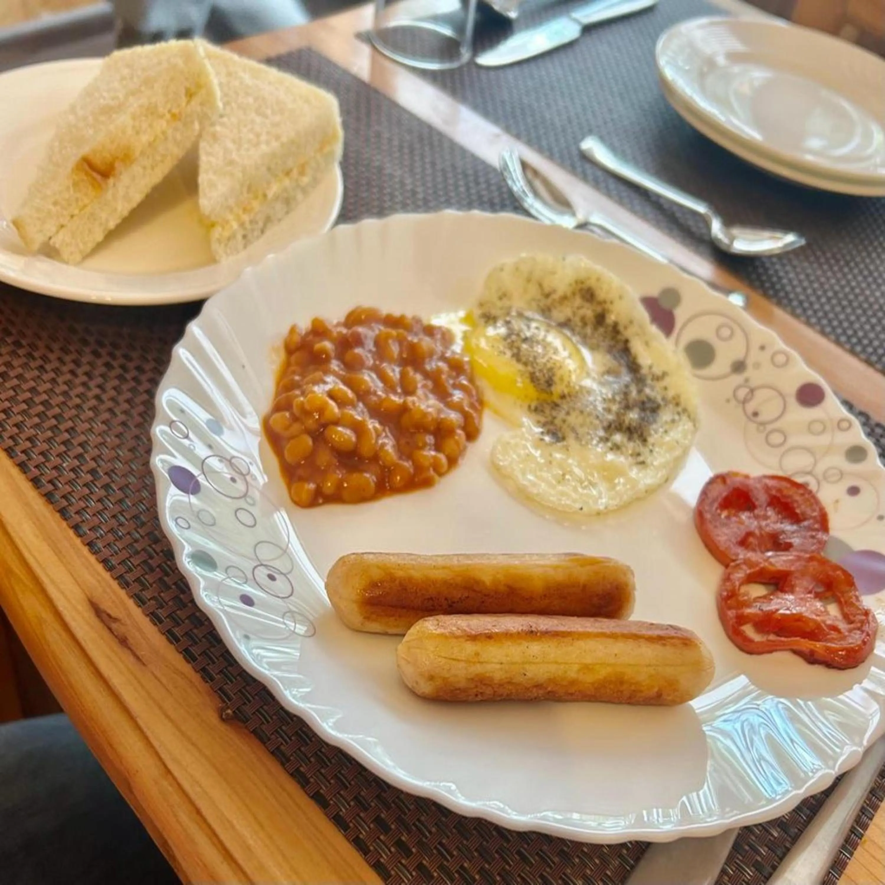 Breakfast in Amaira Resort & Farms - Mirik, West Bengal