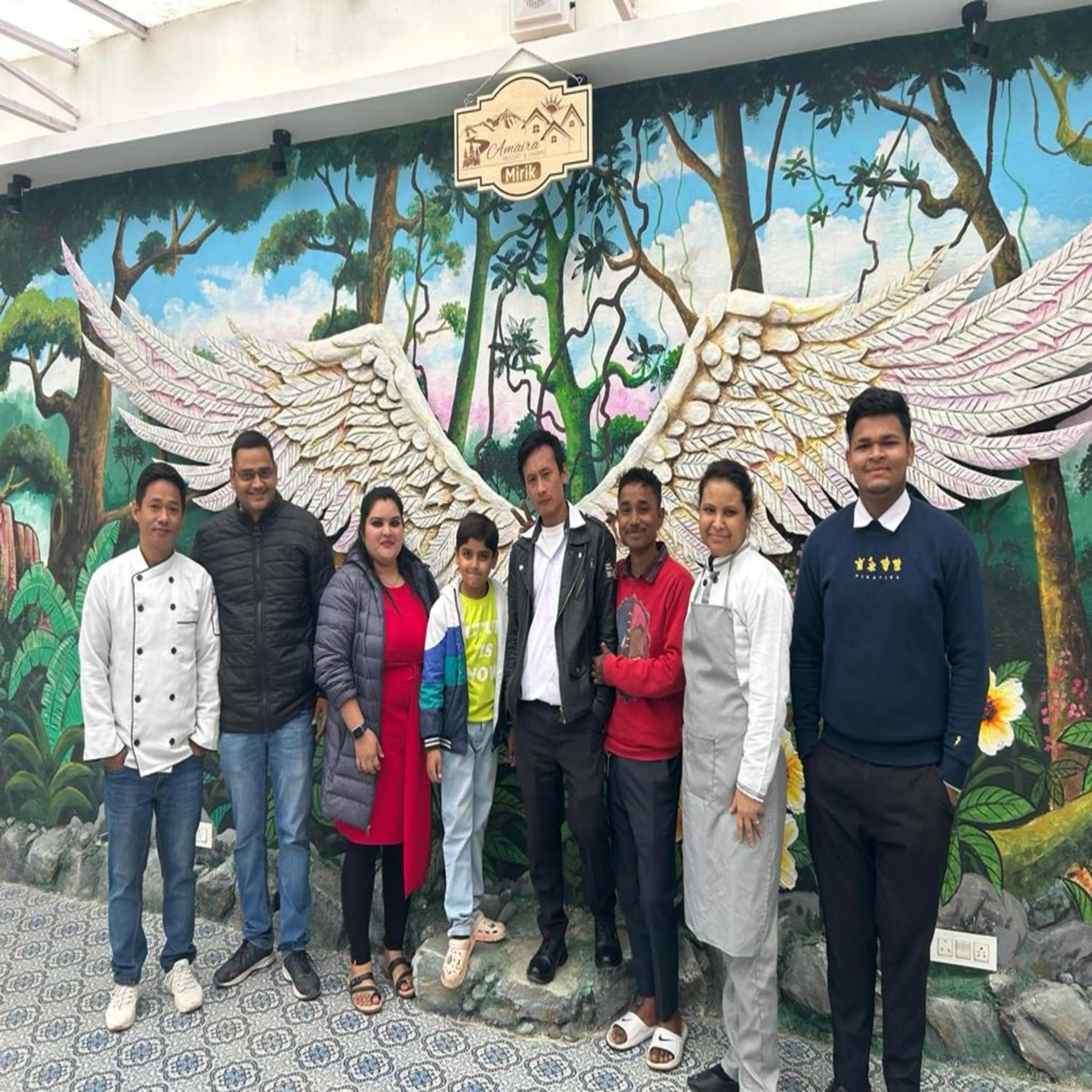 group of guests in Amaira Resort & Farms - Mirik, West Bengal