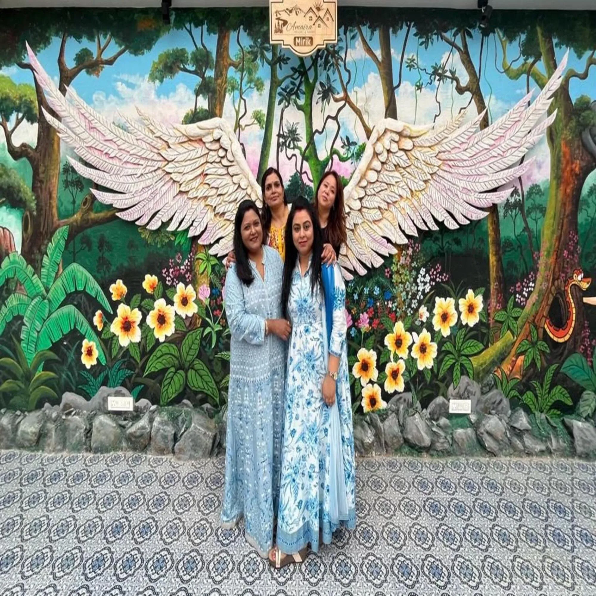 group of guests in Amaira Resort & Farms - Mirik, West Bengal