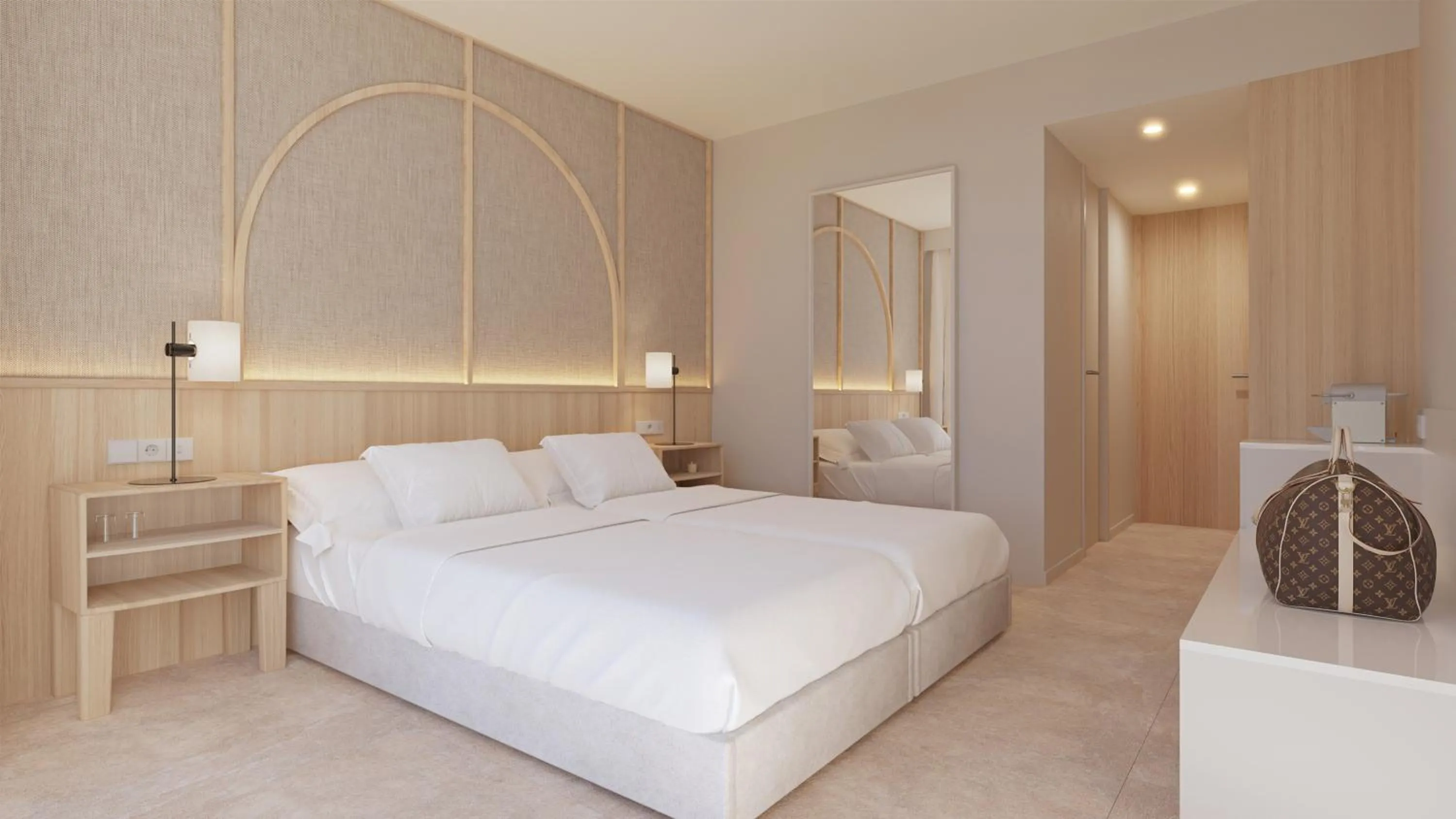 Bed in Prinsotel La Caleta