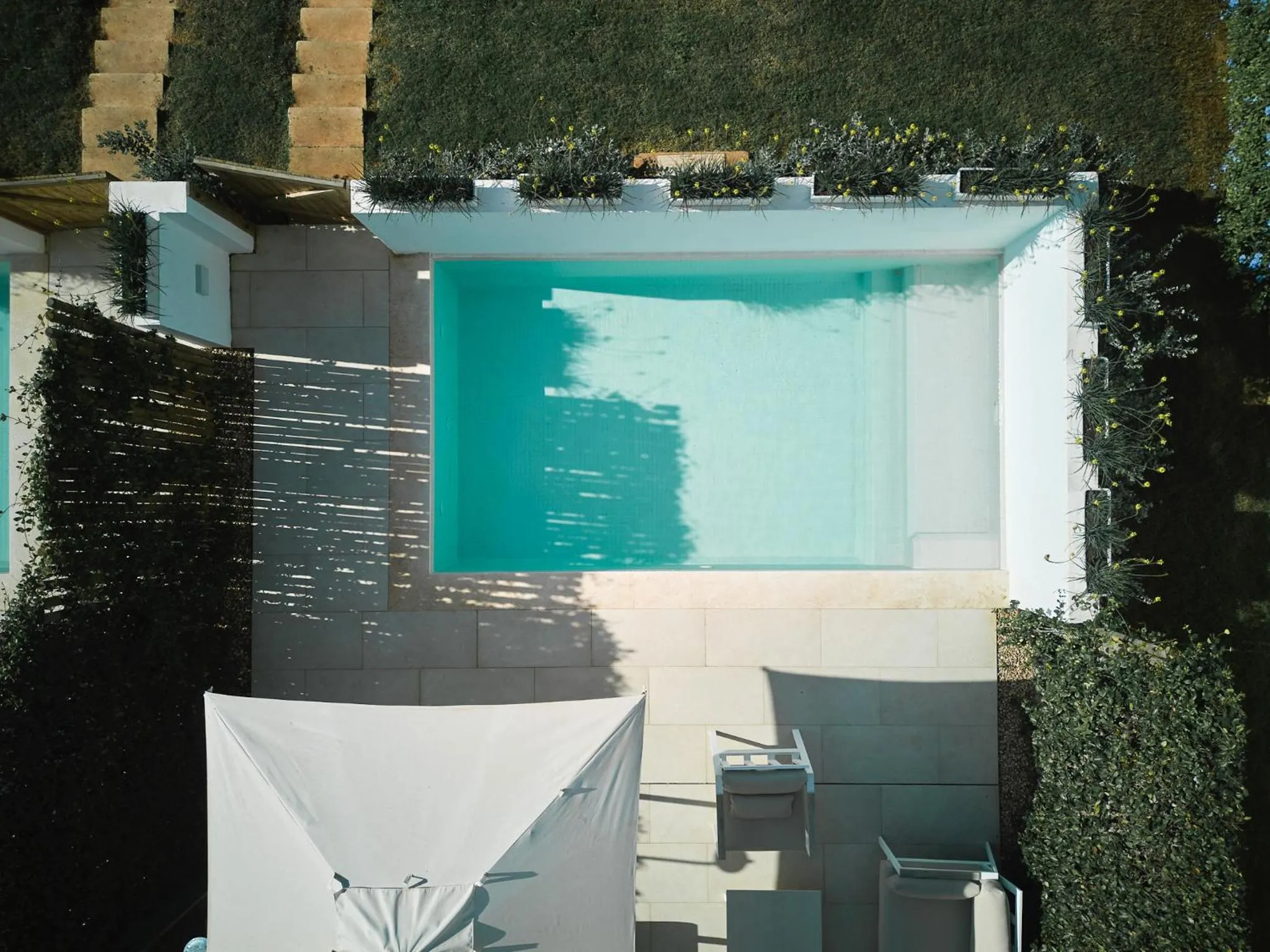 Pool view in Prinsotel La Caleta