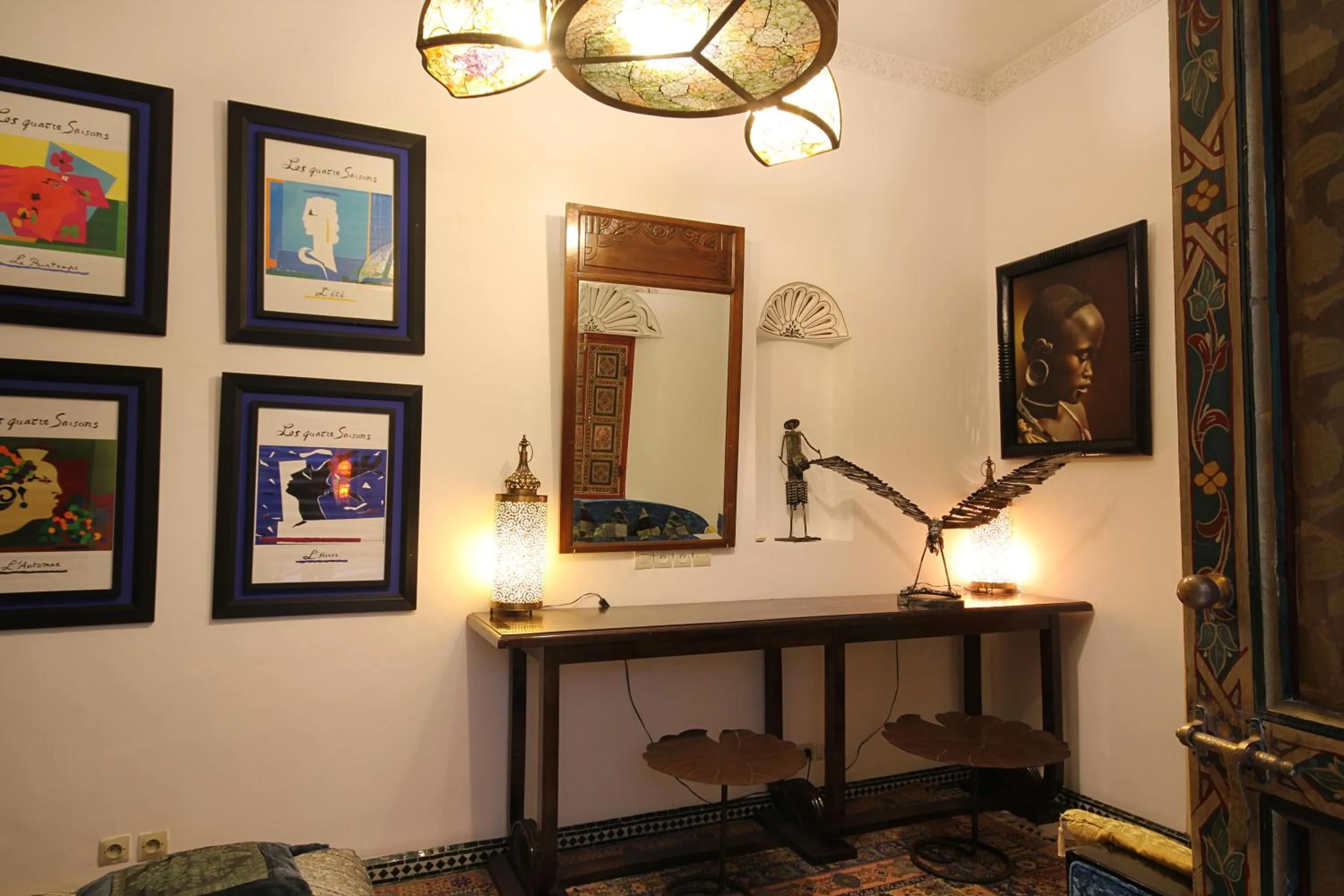 Decorative detail in Riad Esmeralda