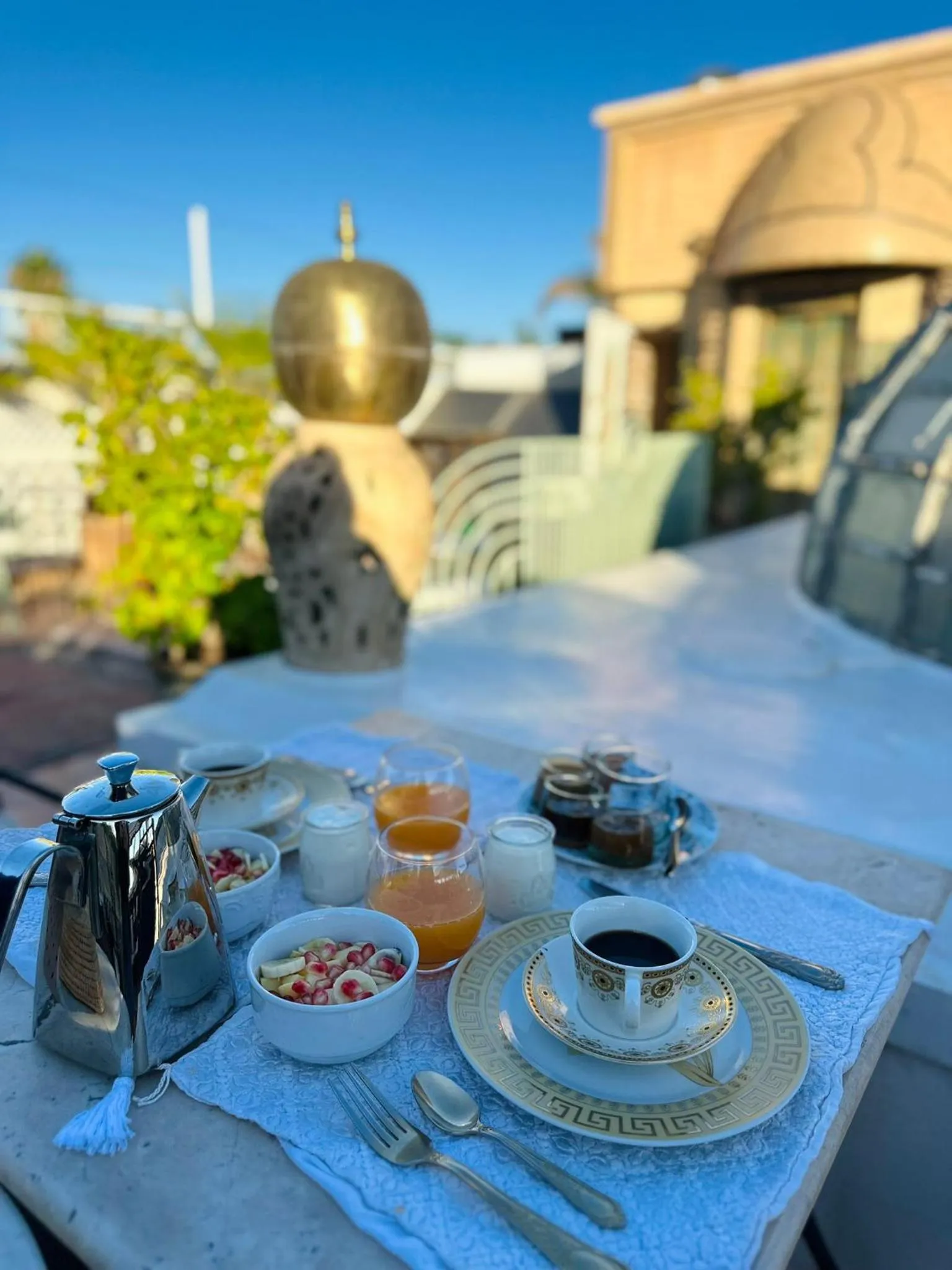Breakfast in Riad Esmeralda
