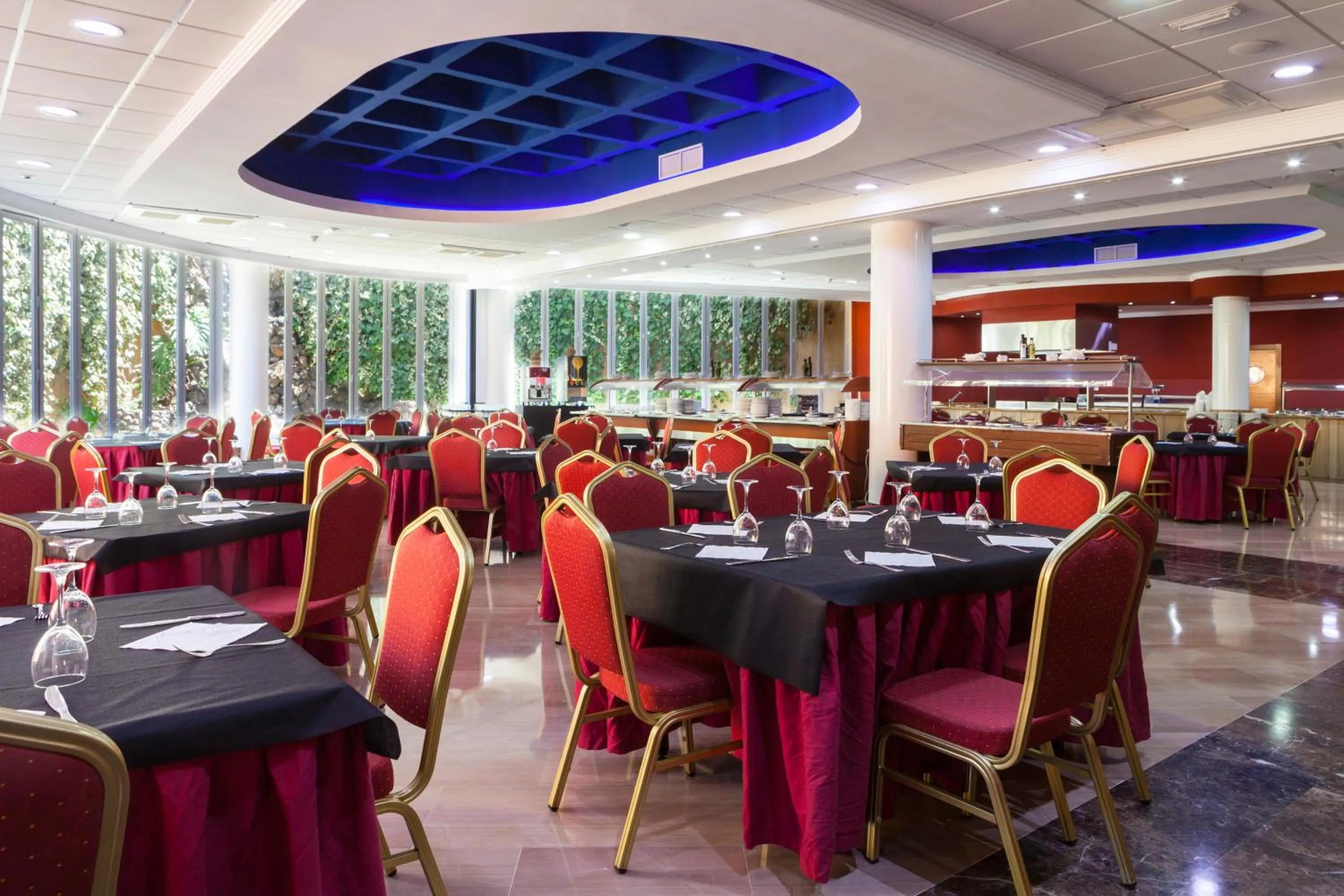 Dining area in Hotel Mexico