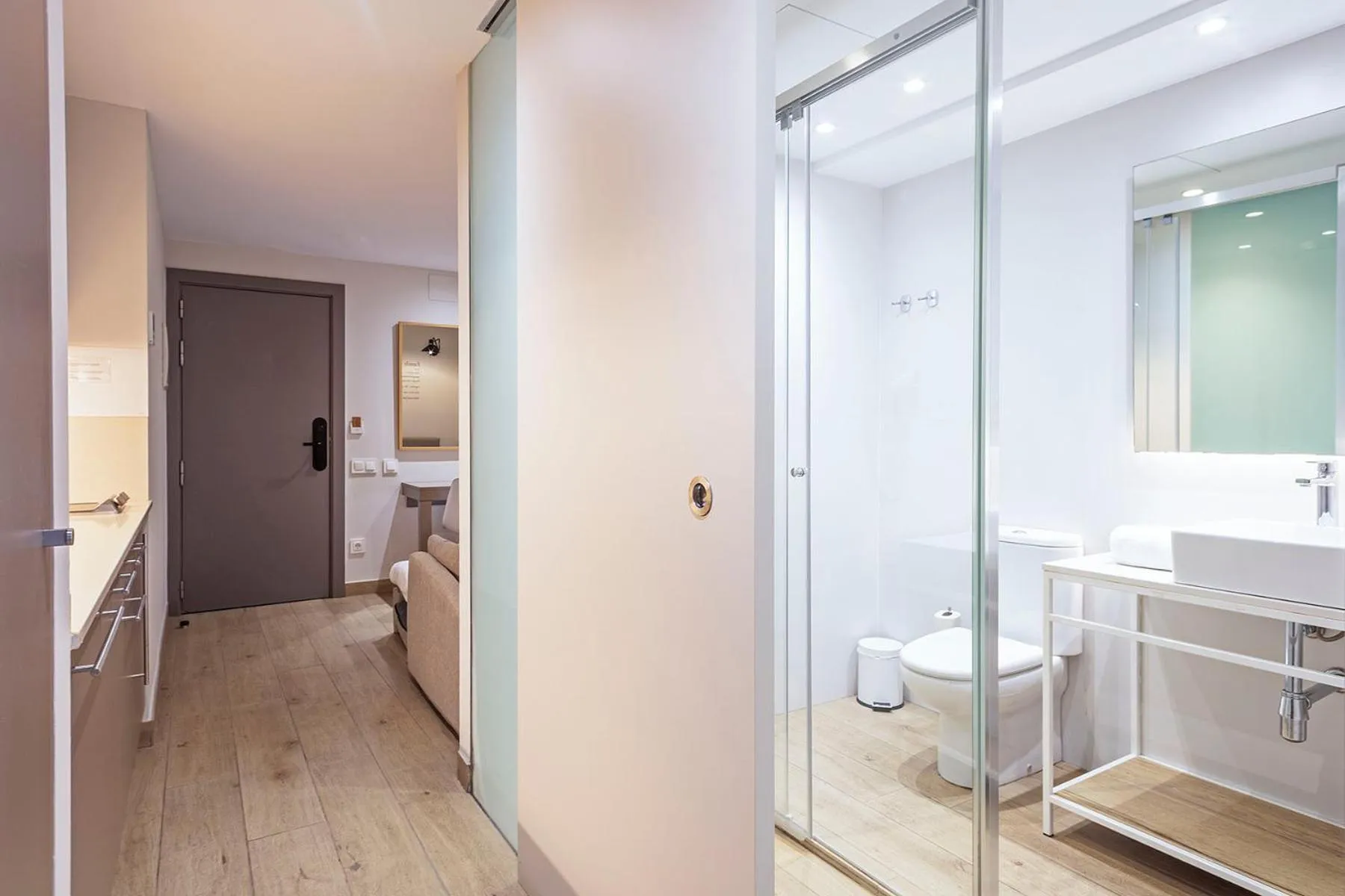 Toilet in Aparthotel Bcn Montjuic