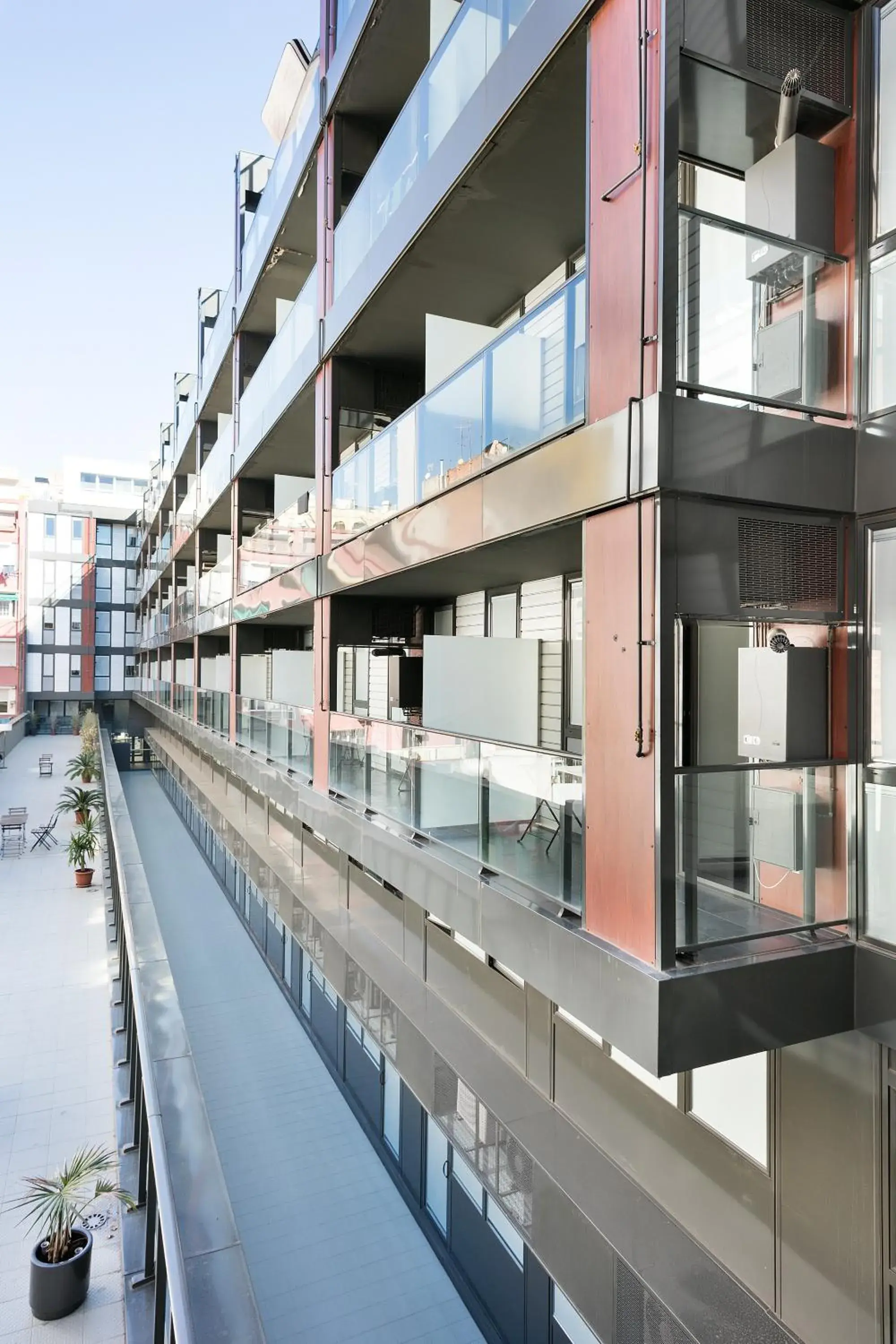 Property building in Aparthotel Bcn Montjuic Property building in Aparthotel Bcn Montjuic