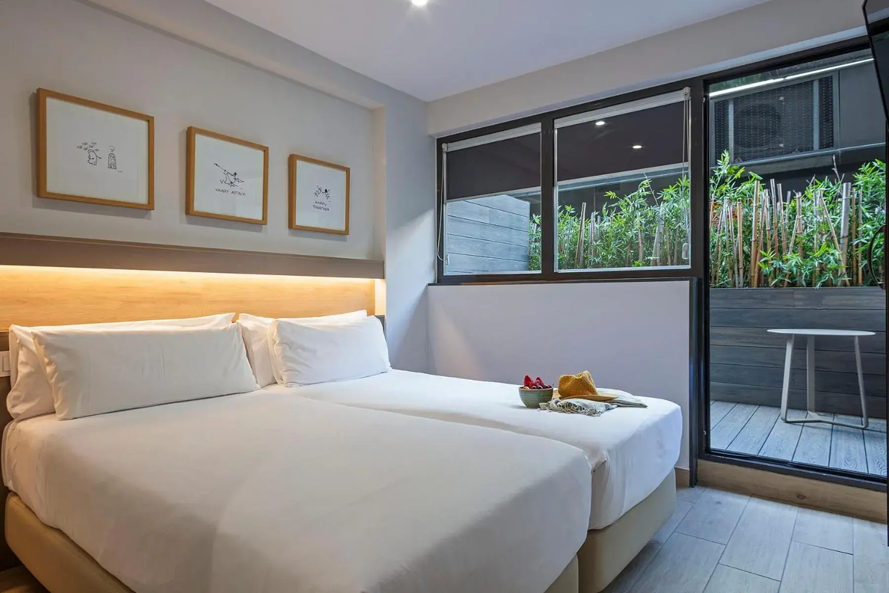 Bed in Aparthotel Bcn Montjuic Bed in Aparthotel Bcn Montjuic