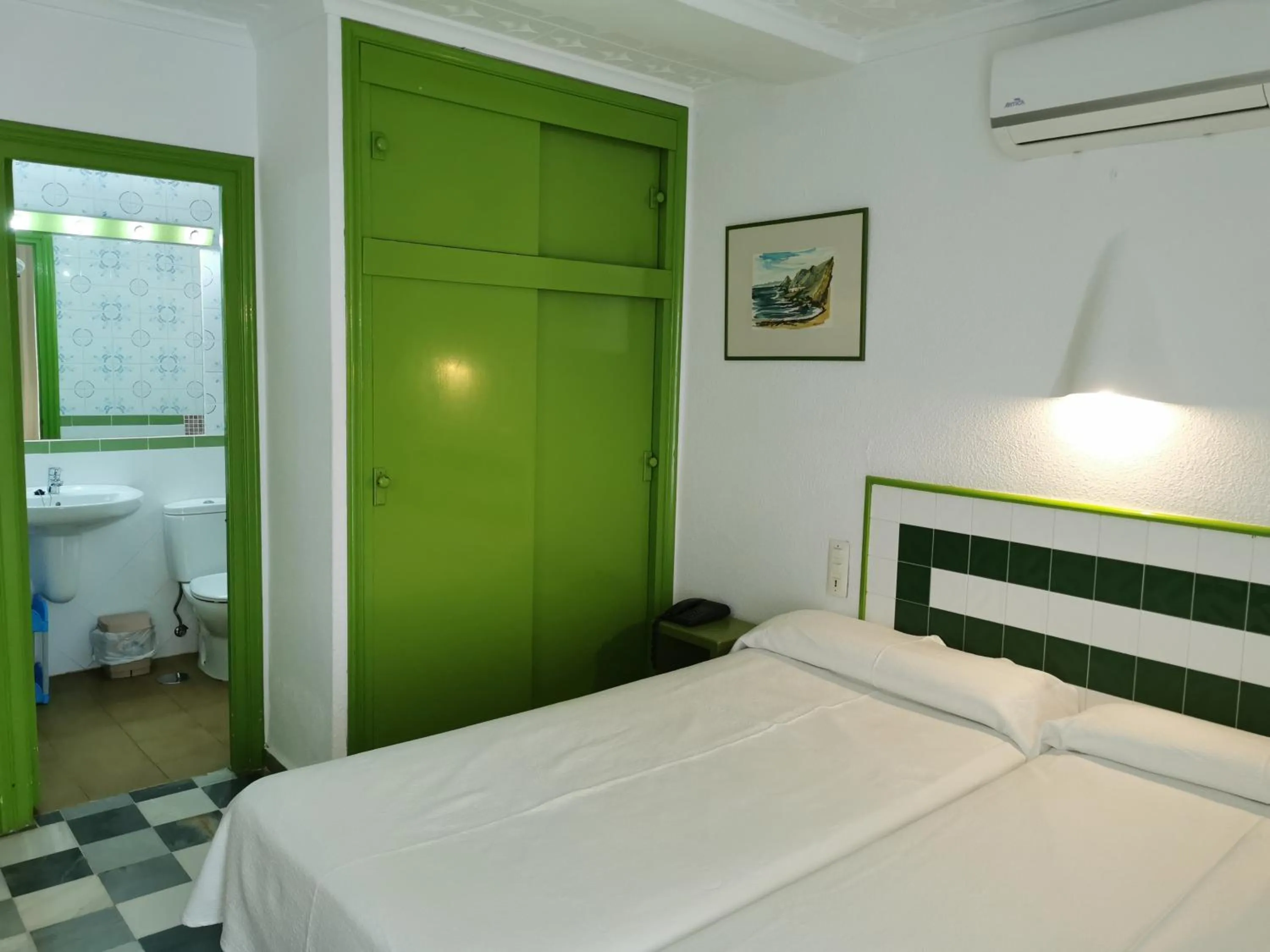 Bed in Hotel El Puntazo I