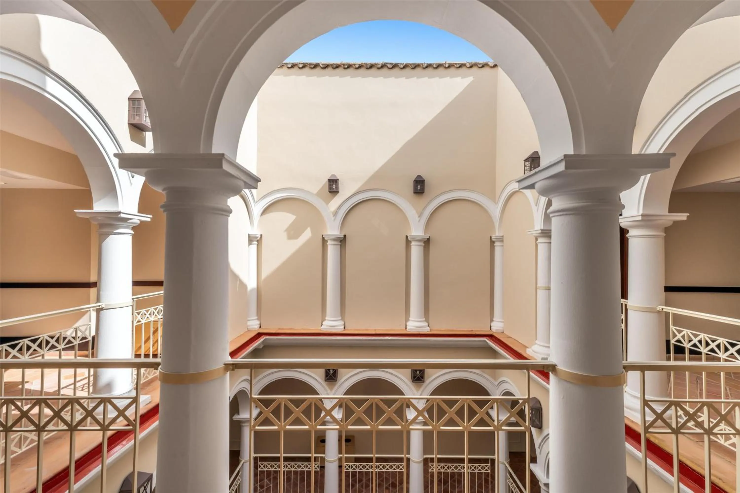 Patio in Lindner Hotel Mallorca Portals Nous, part of JdV by Hyatt