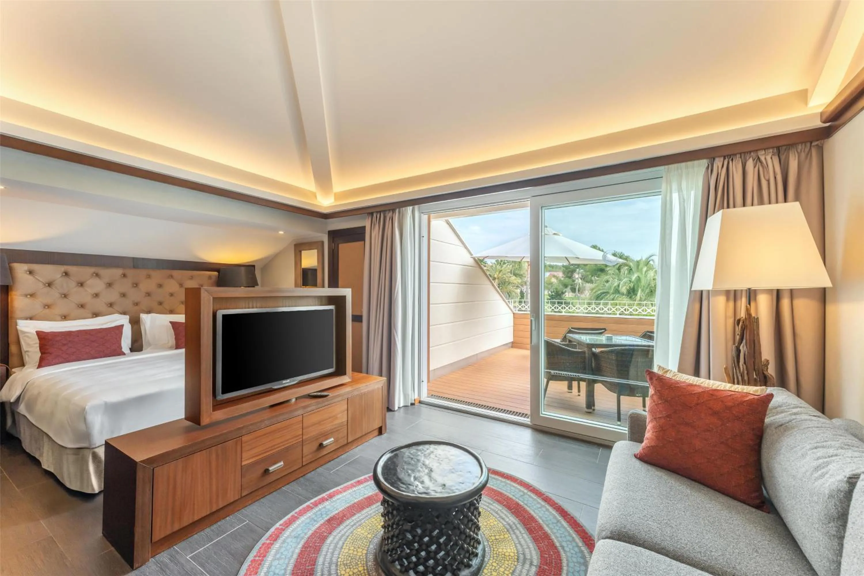 Bedroom, Bed in Lindner Hotel Mallorca Portals Nous, part of JdV by Hyatt