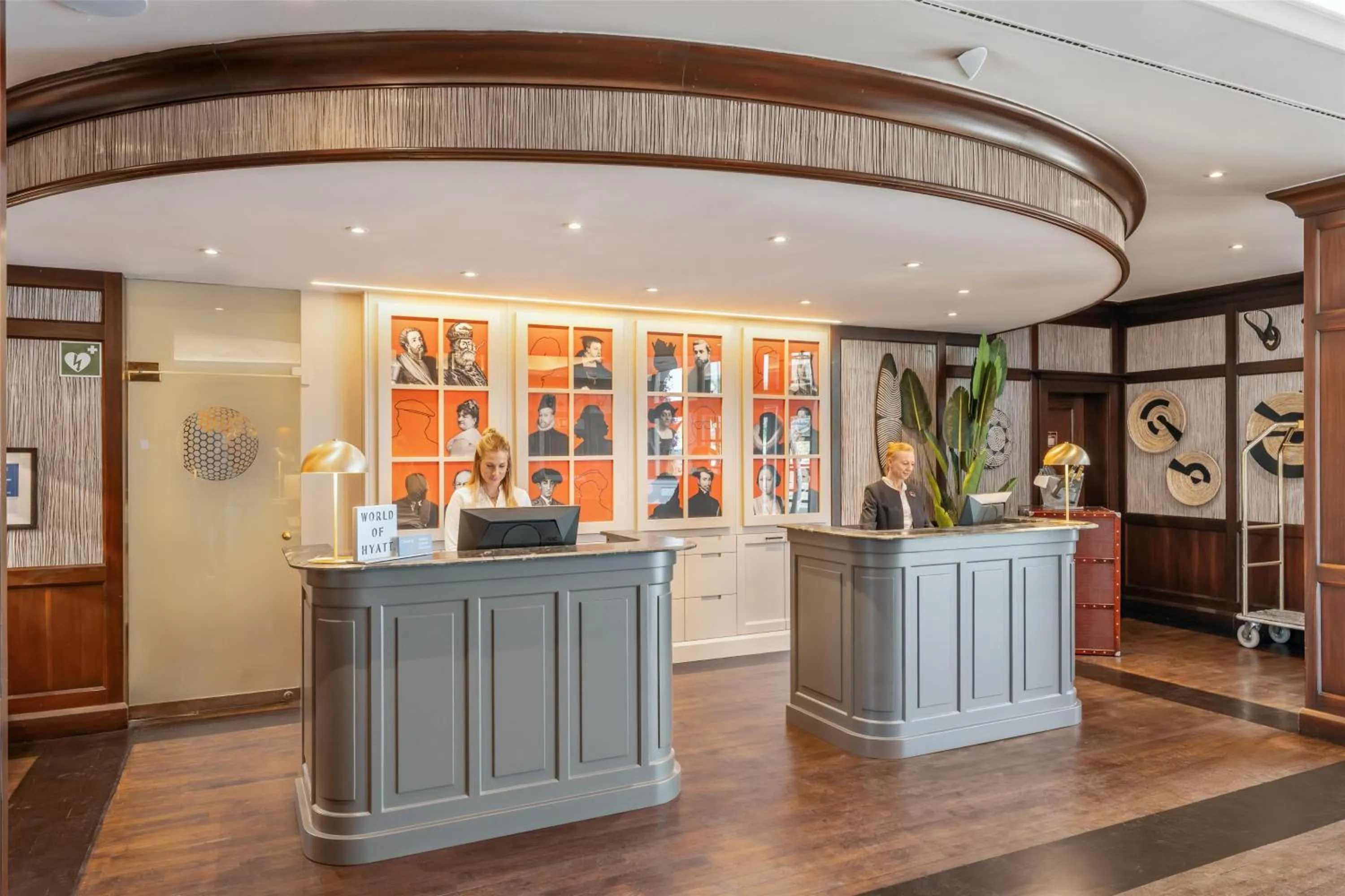 Lobby or reception in Lindner Hotel Mallorca Portals Nous, part of JdV by Hyatt