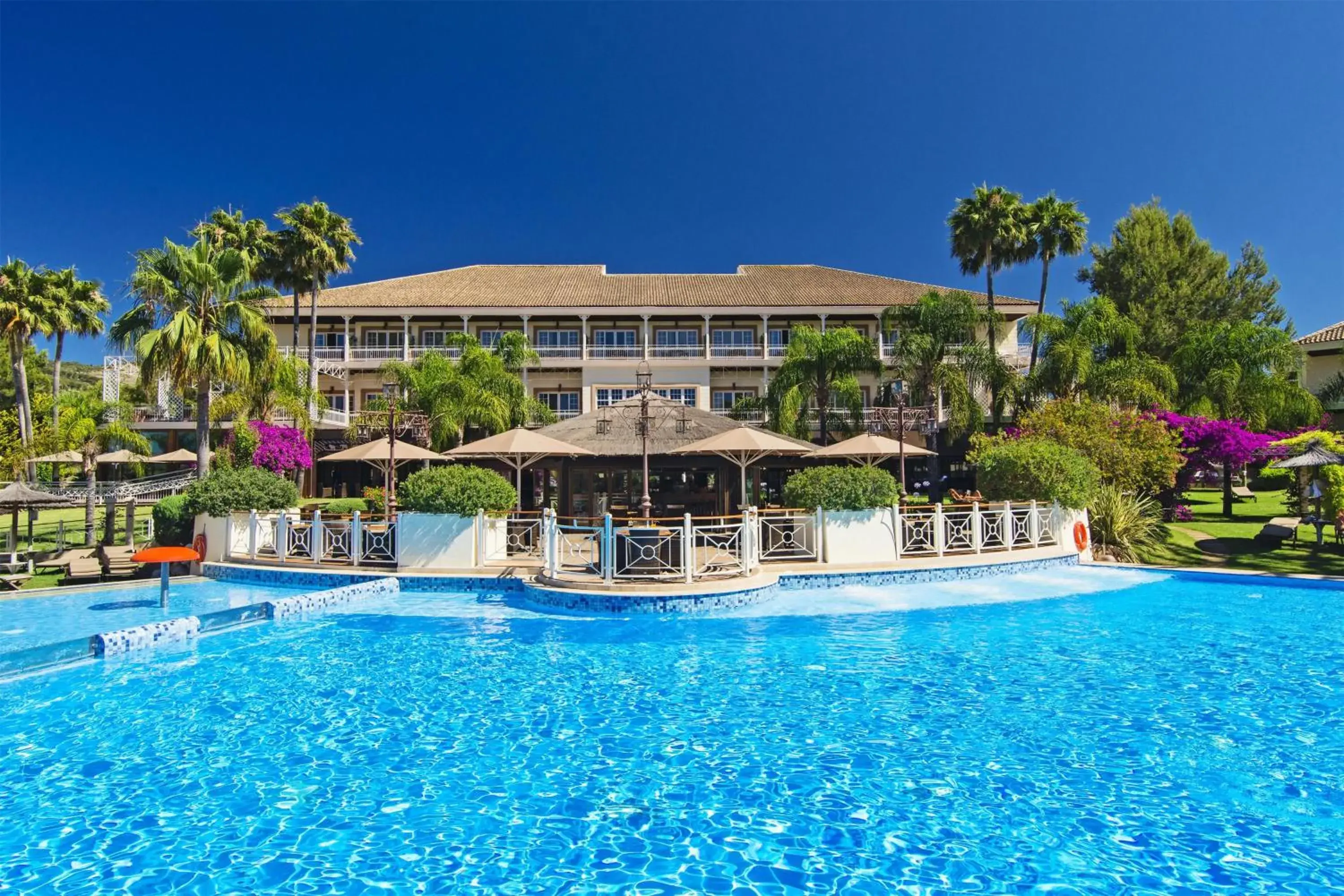 Swimming pool in Lindner Hotel Mallorca Portals Nous, part of JdV by Hyatt Swimming pool in Lindner Hotel Mallorca Portals Nous, part of JdV by Hyatt