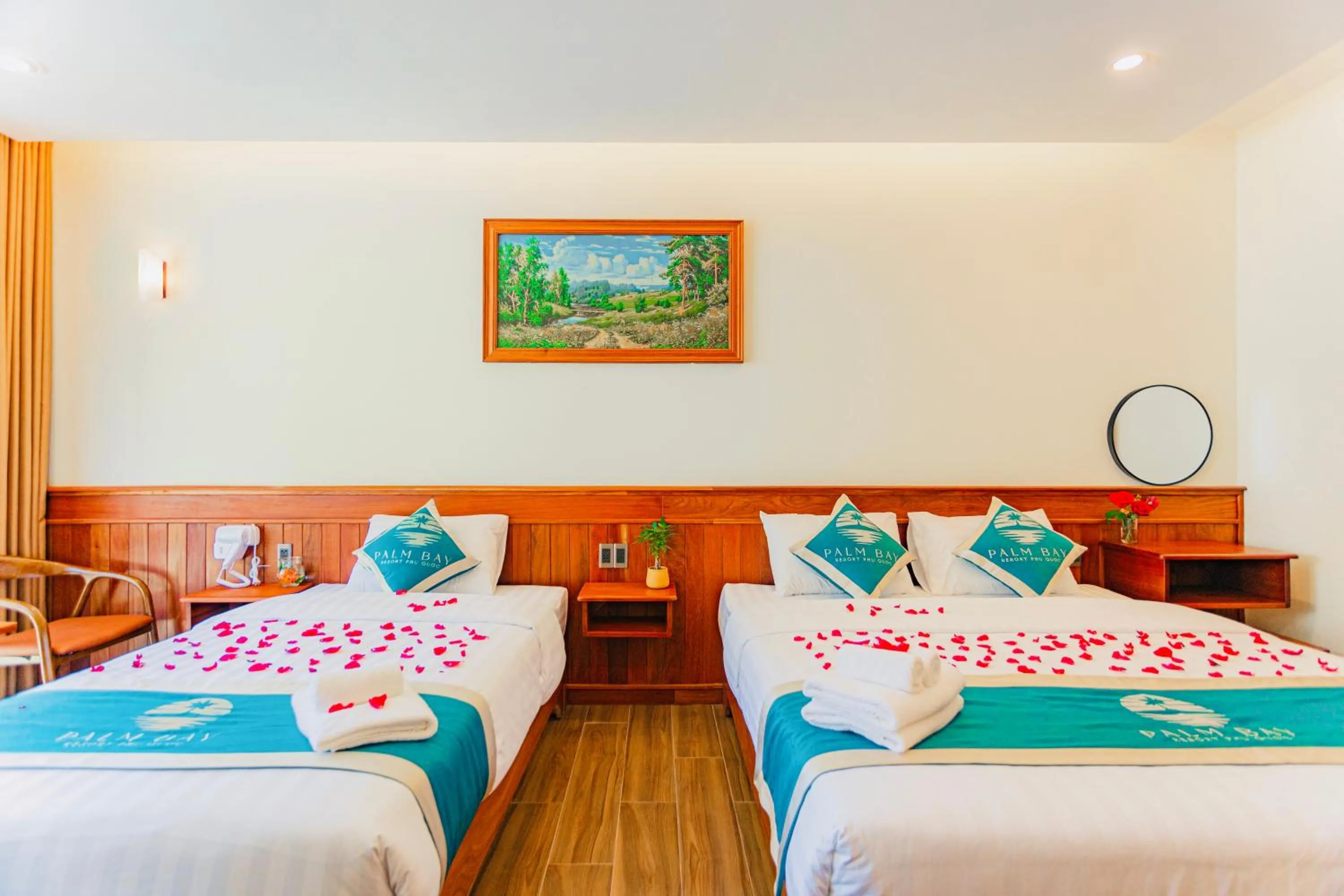 Bed in Palm Bay Resort Phu Quoc