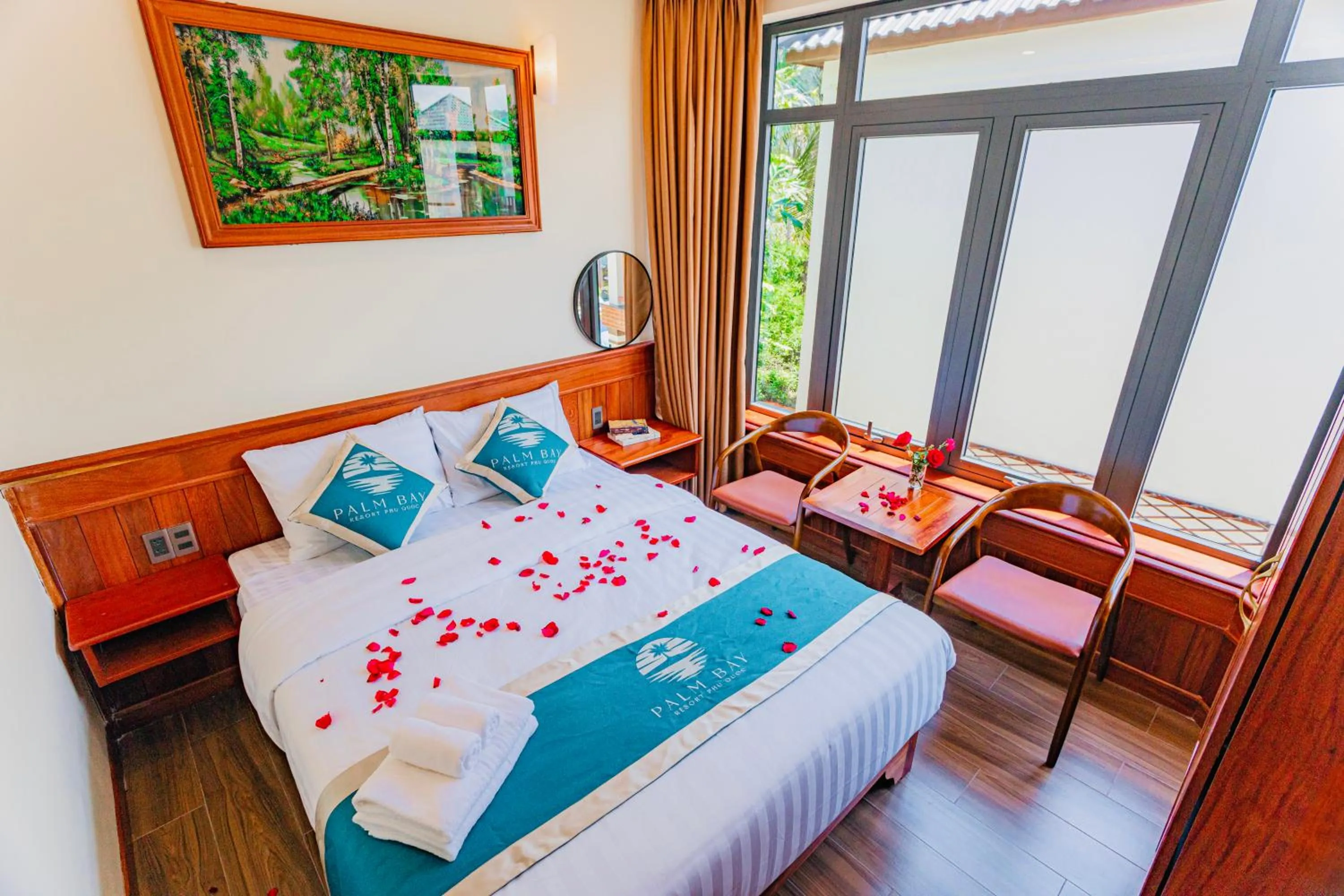 Bed in Palm Bay Resort Phu Quoc