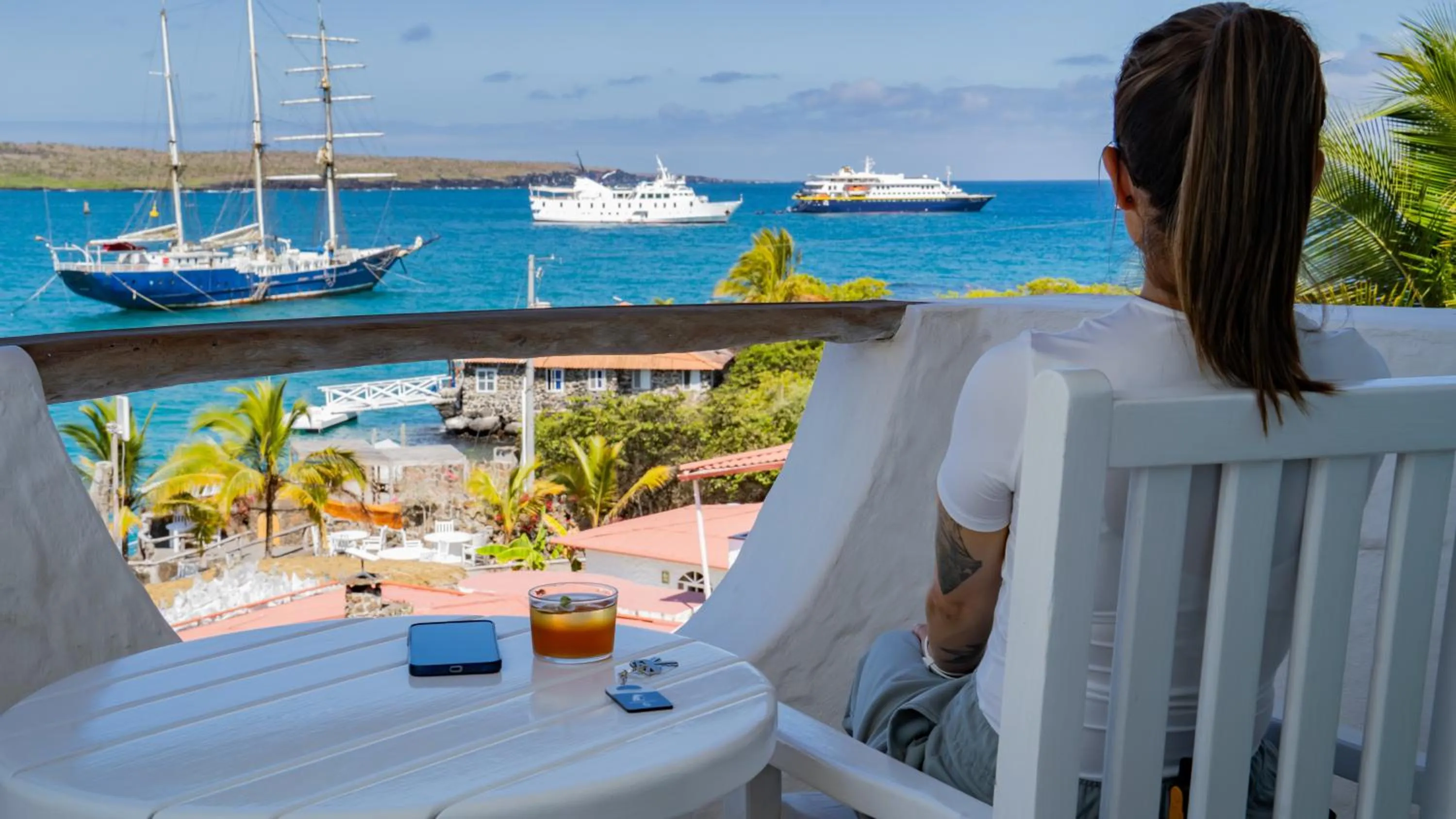 Balcony/Terrace in Hotel Angermeyer Waterfront Inn
