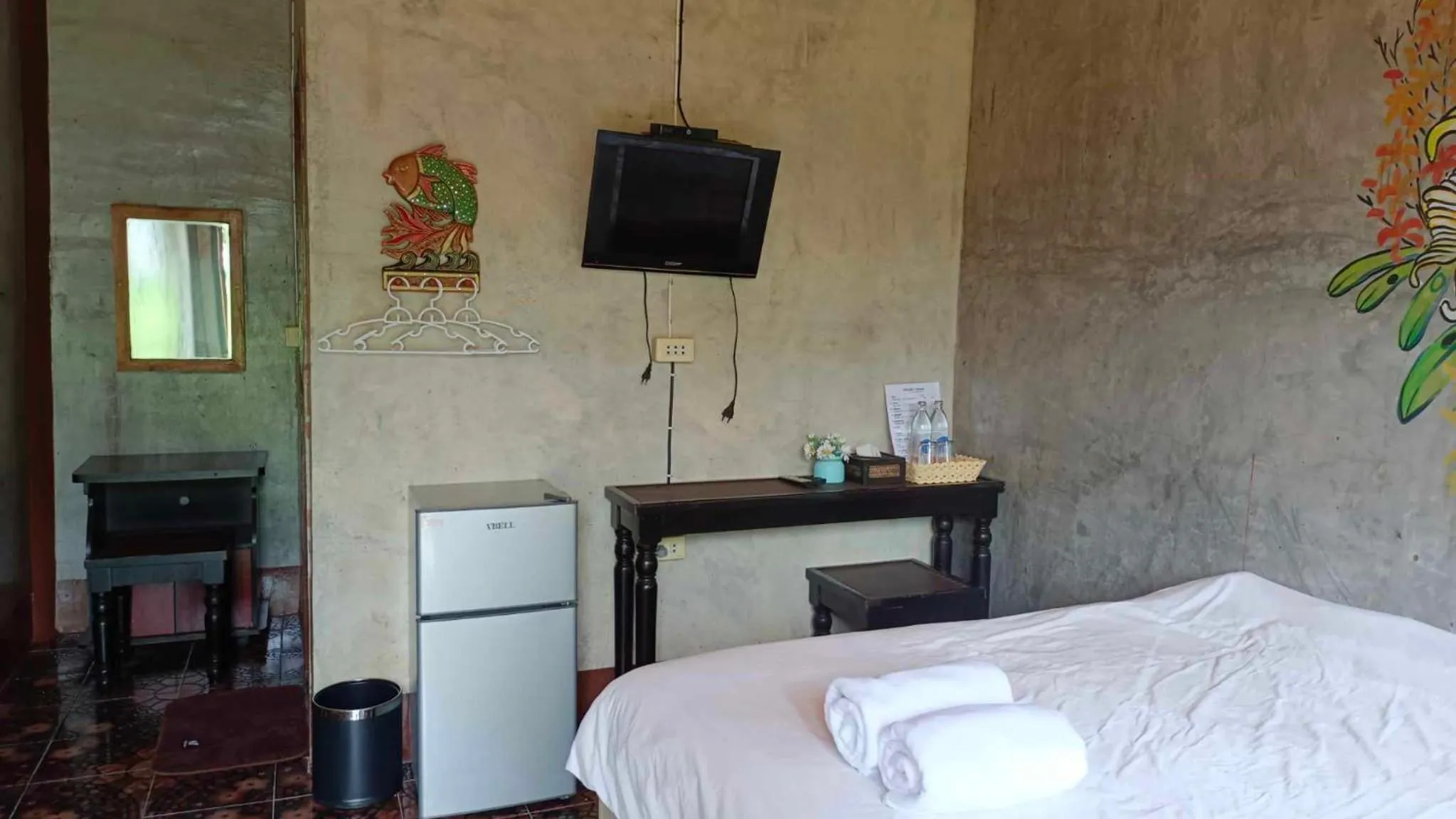 Bed in PaiFamilyRESORT