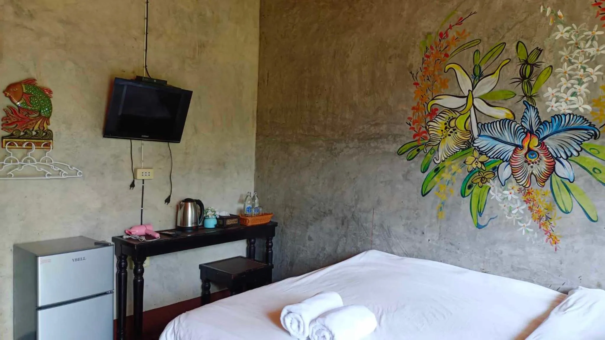 Bed in PaiFamilyRESORT