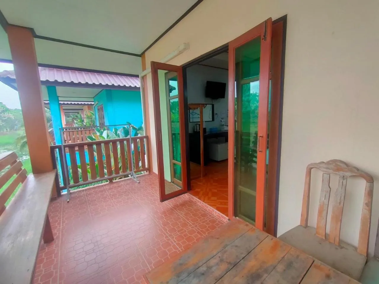 Bed in Chatchawan Resort