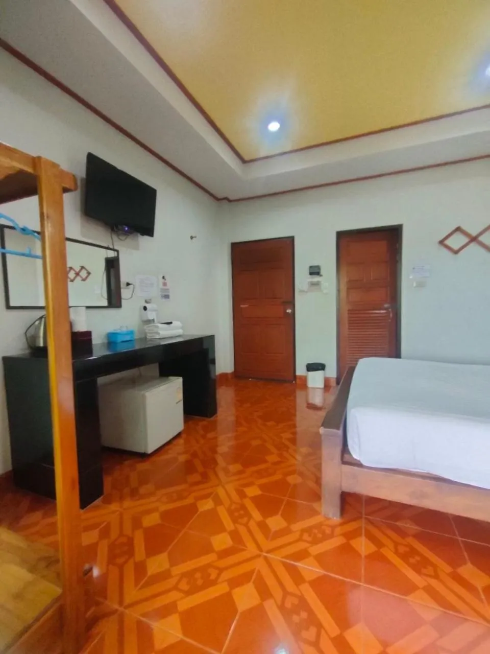 Bed in Chatchawan Resort