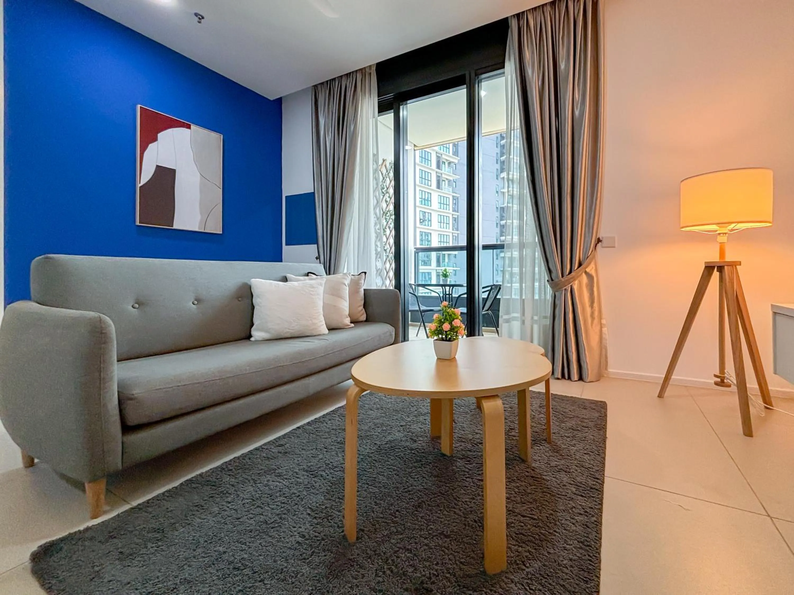 One-Bedroom Apartment with Balcony in Arcoris Mont Kiara
