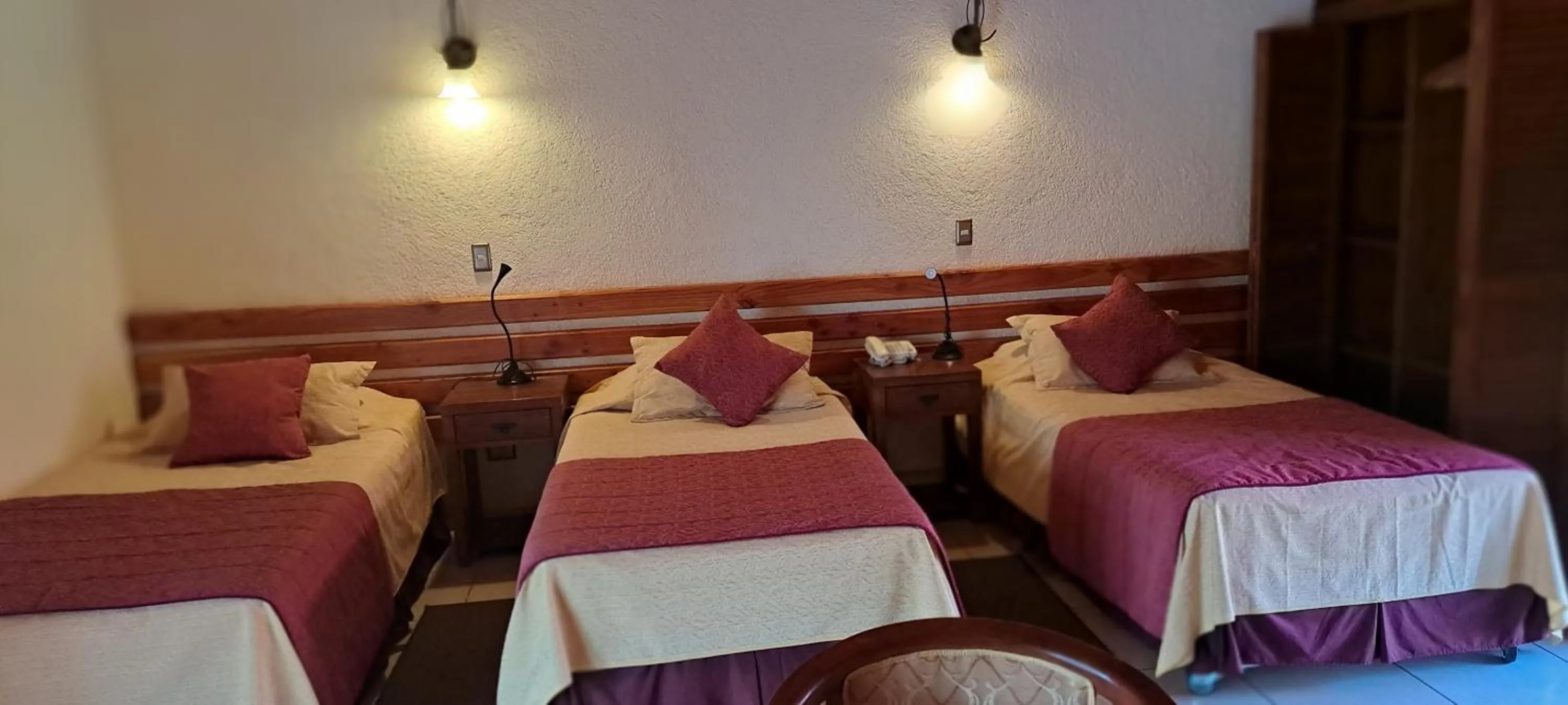 Bed in Hotel Puku Vai