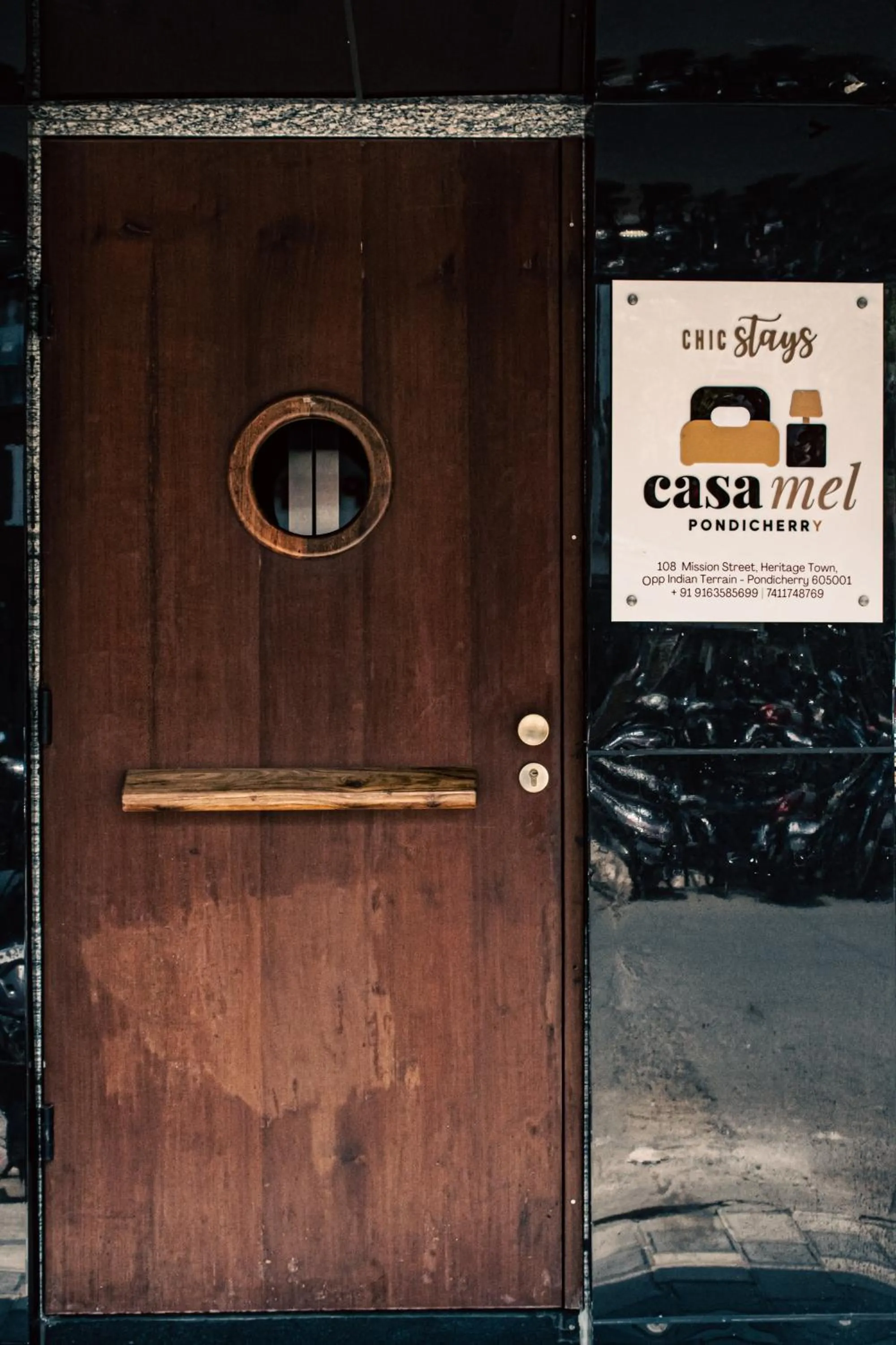 Facade/entrance in Casa Mel